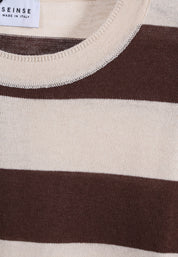 T-shirt Marrone Sseinse