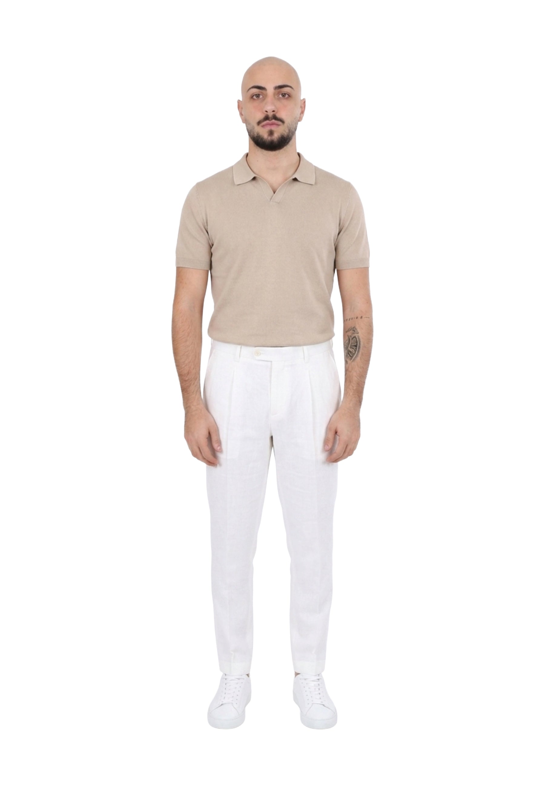 Pantaloni Bianco Seinse