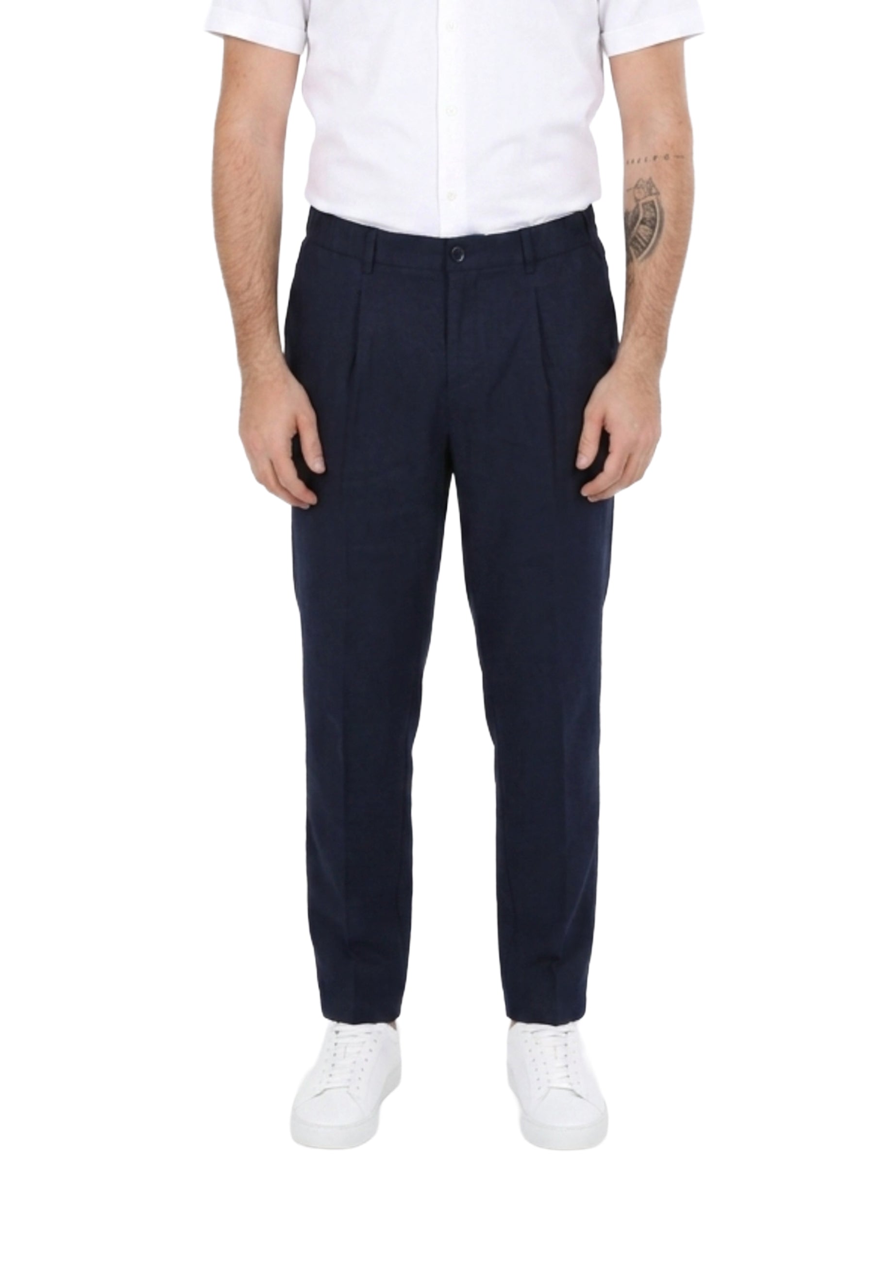 Pantaloni Blu Seinse