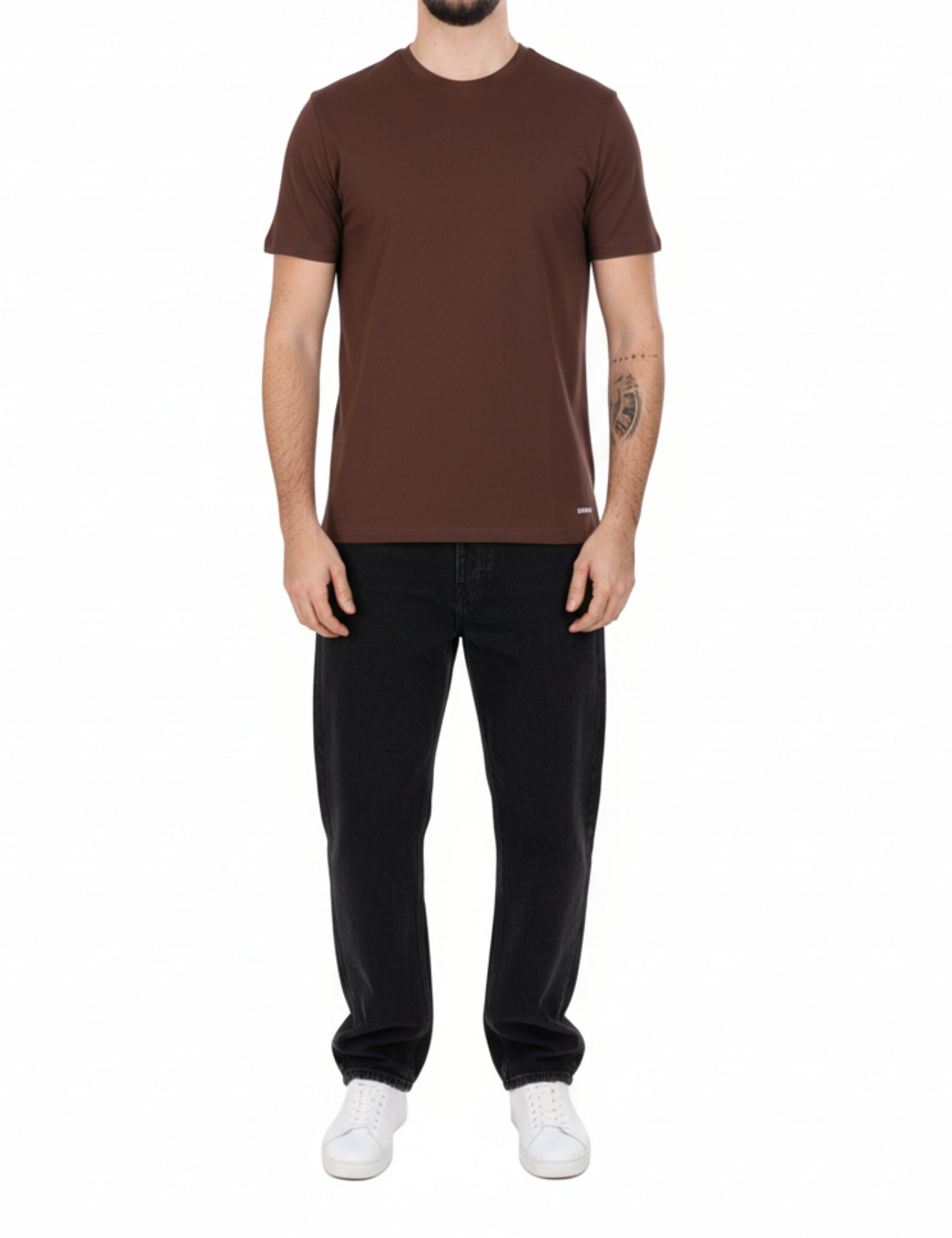 T-shirt Marrone Sseinse