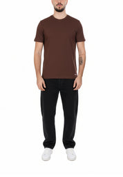 T-shirt Marrone Sseinse