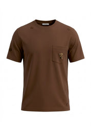 T-shirt Marrone Sseinse