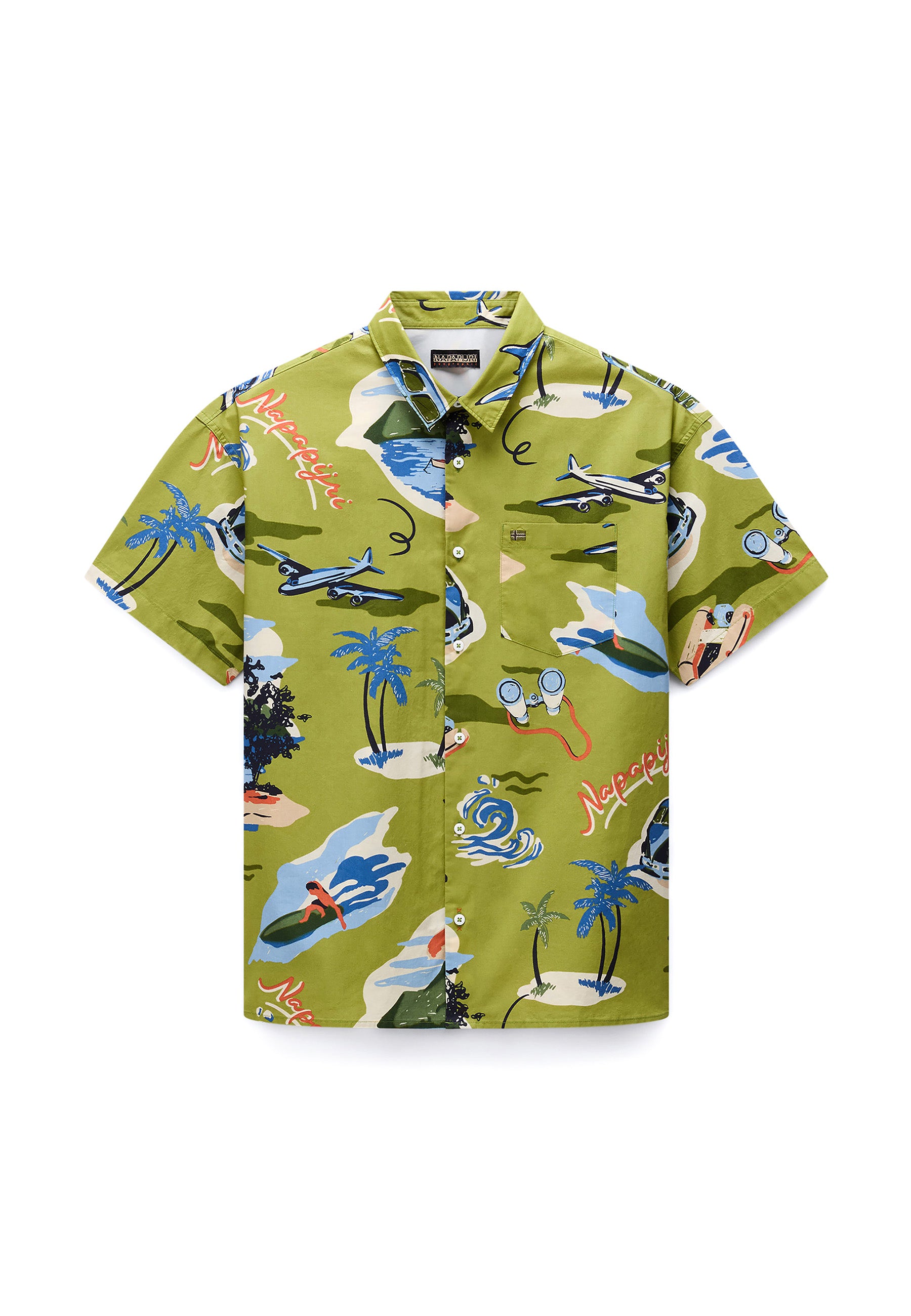 Camicie Verde Napapijri