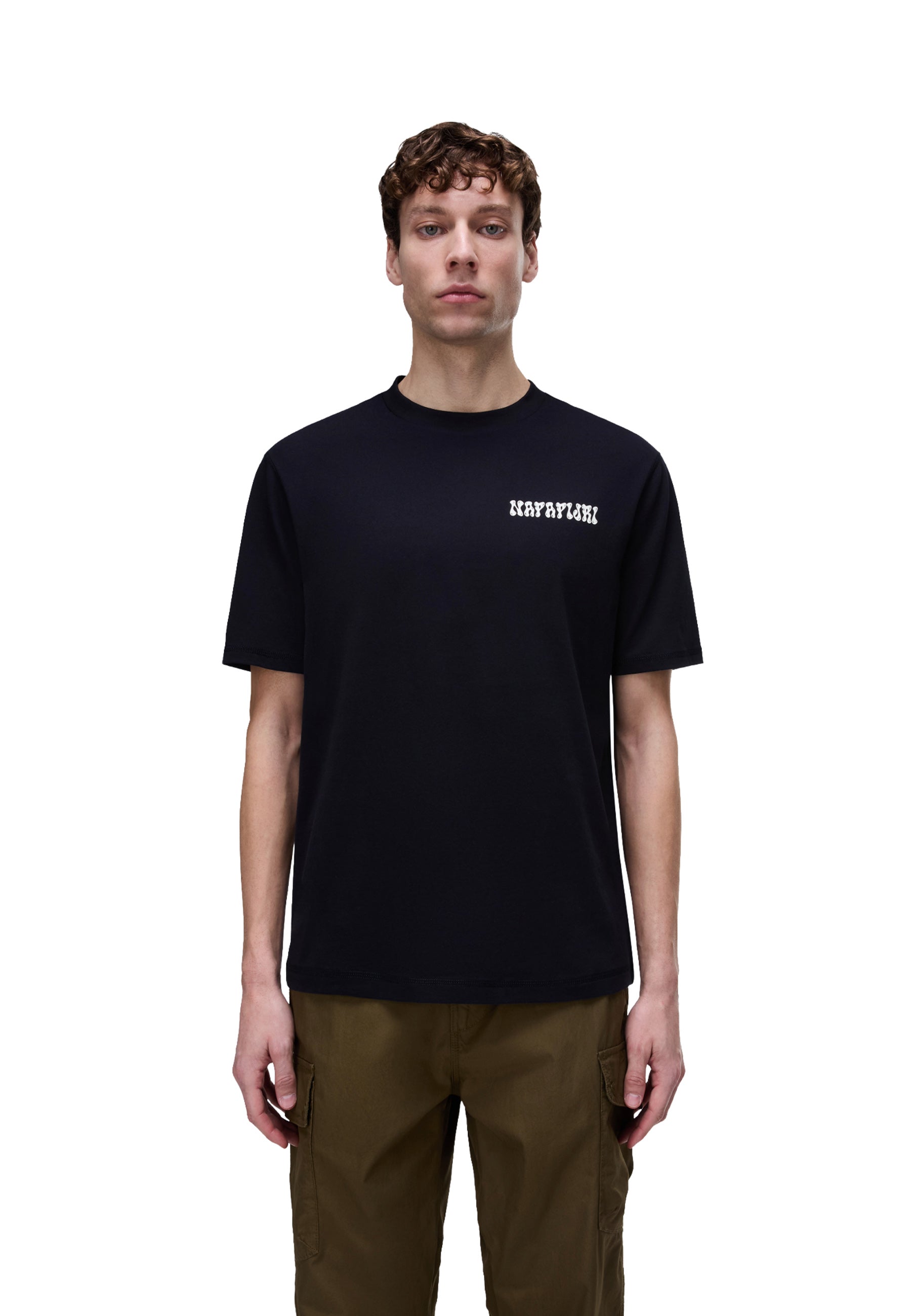 T-shirt Nero Napapijri