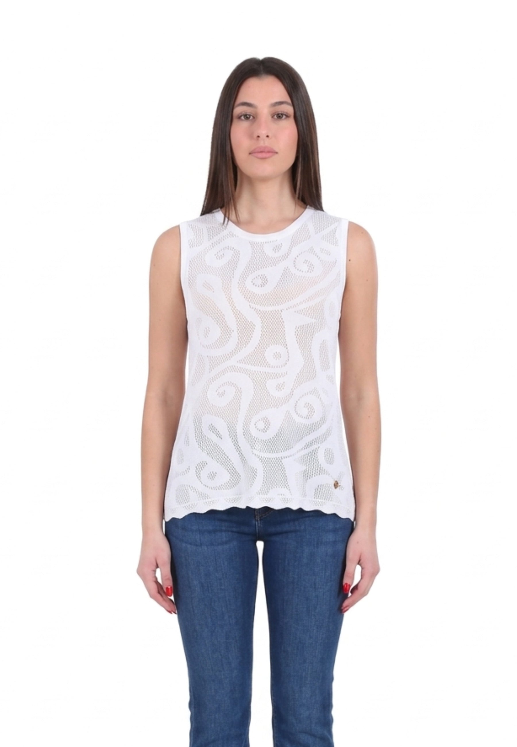 Top e canotte Bianco Yes-zee
