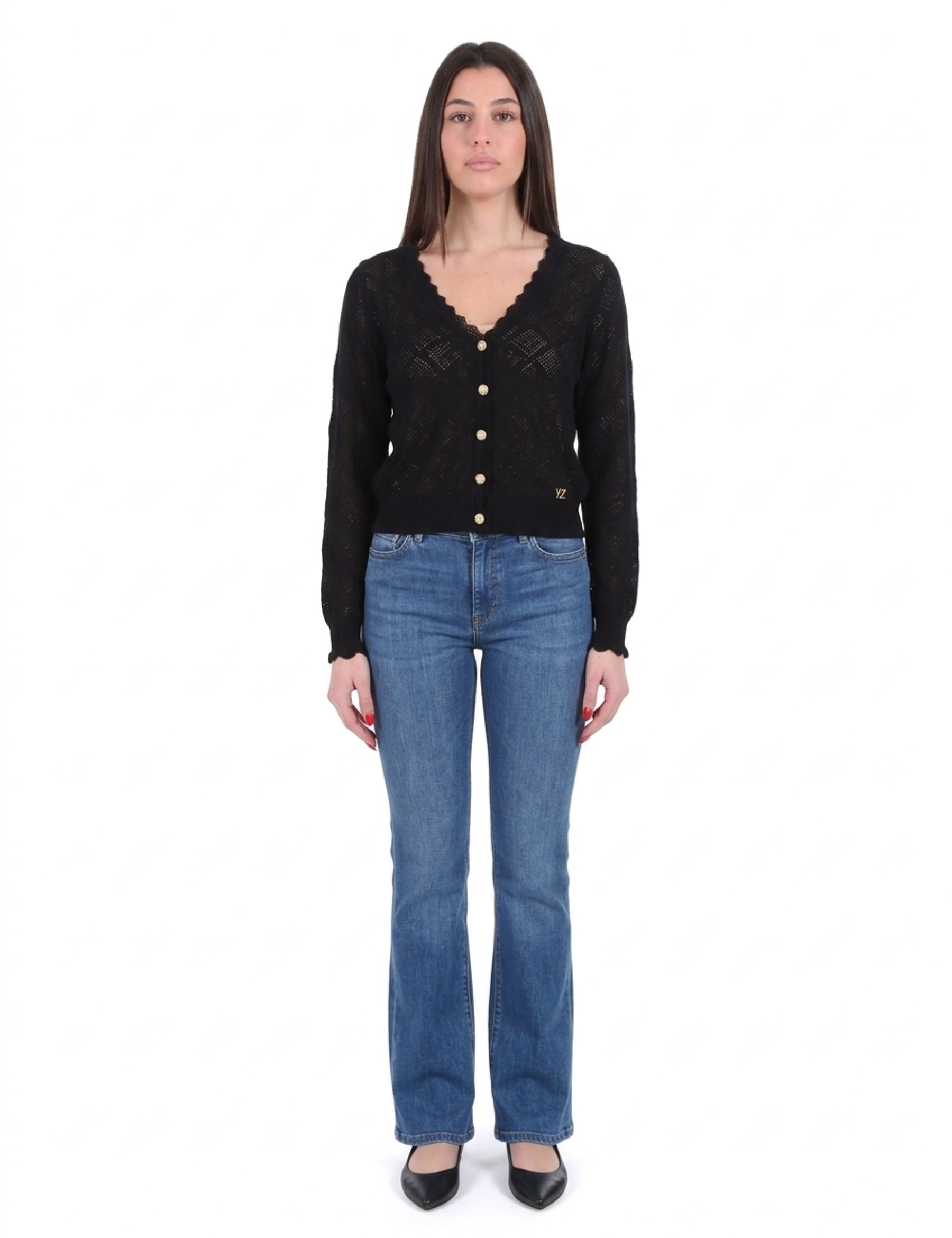 Cardigan Nero Yes-zee