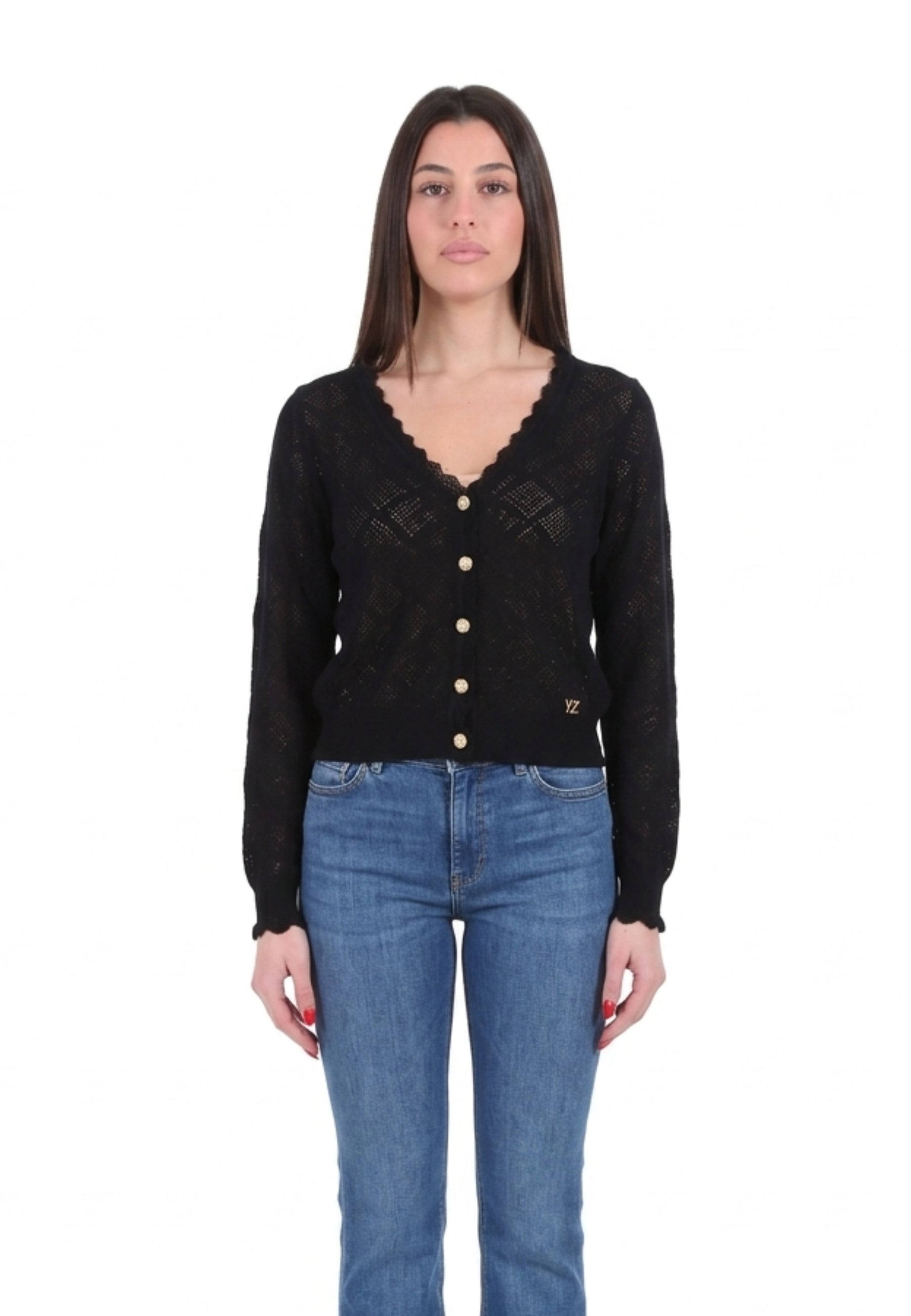 Cardigan Nero Yes-zee