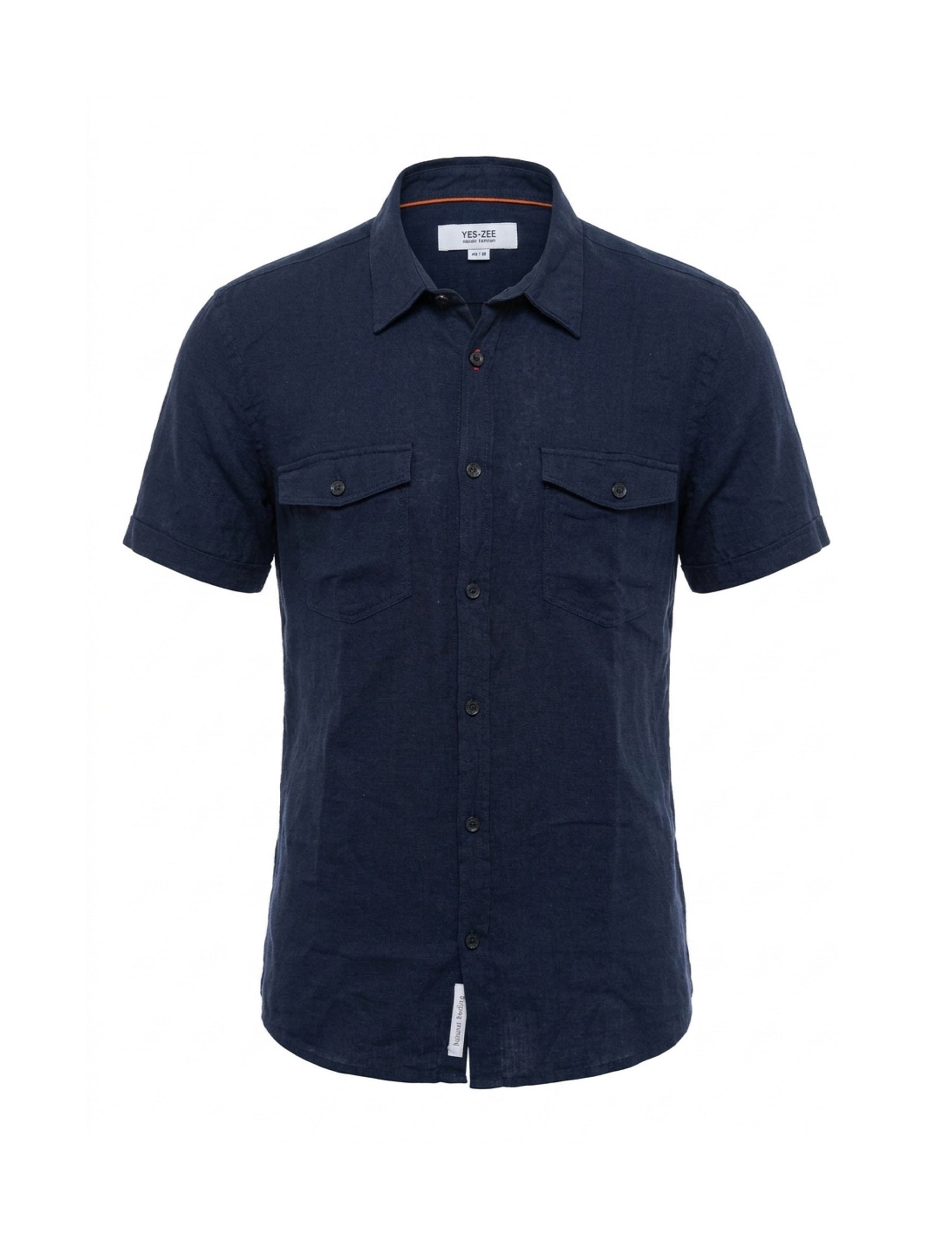 Camicie Blu Scuro Yes-zee
