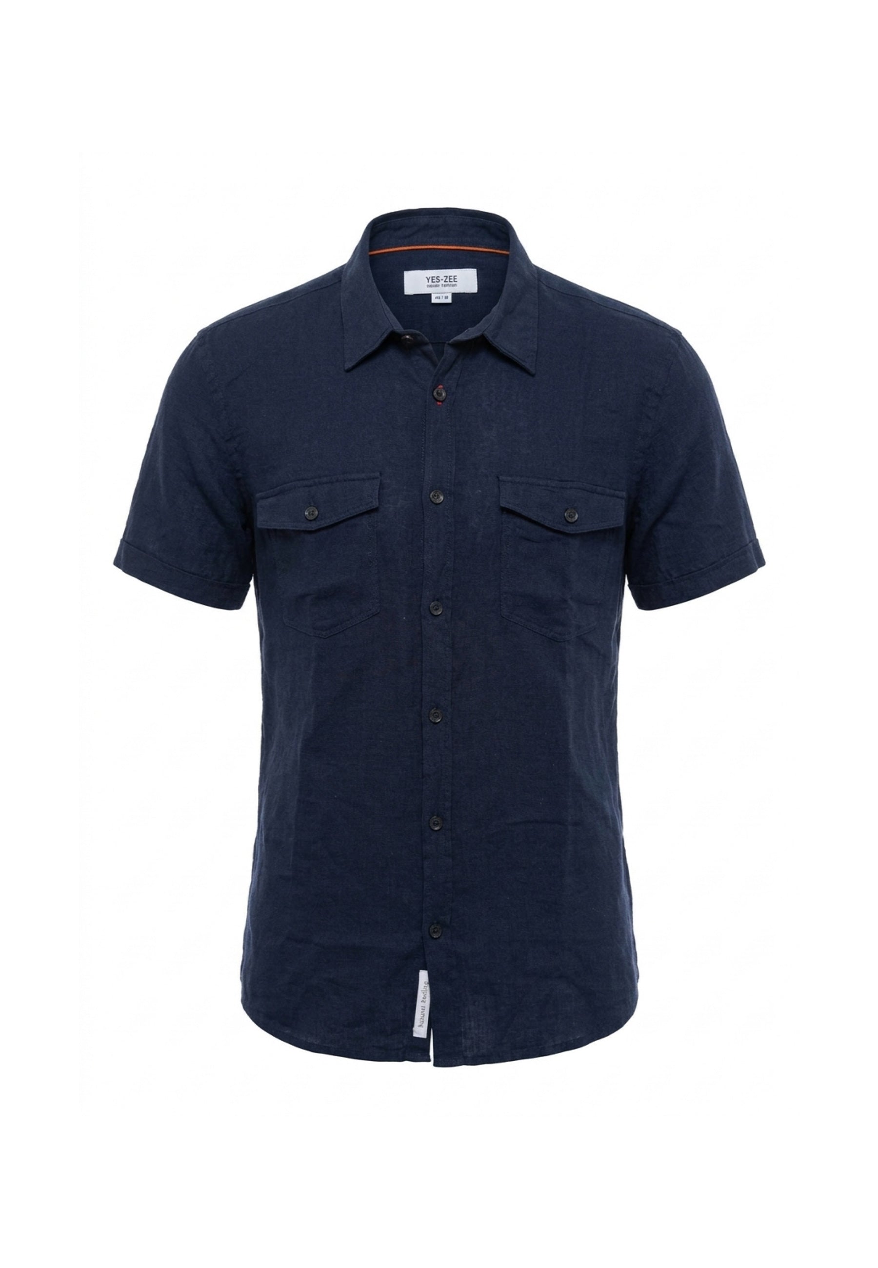 Camicie Blu Scuro Yes-zee