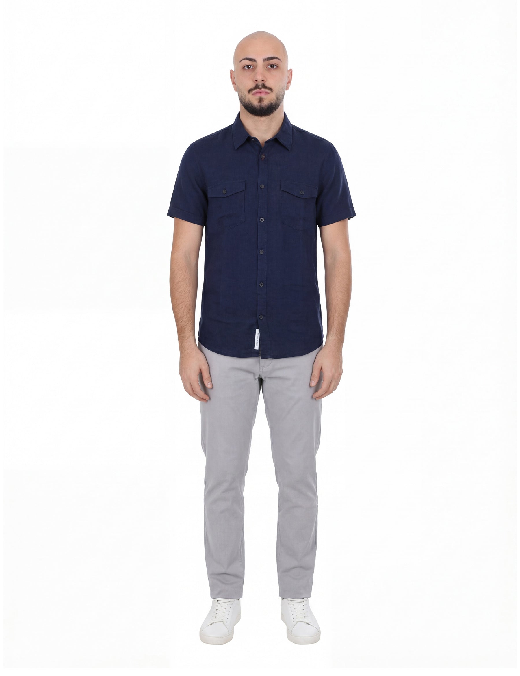 Camicie Blu Scuro Yes-zee