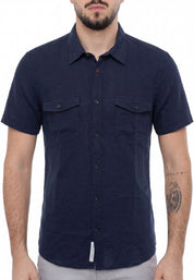 Camicie Blu Scuro Yes-zee