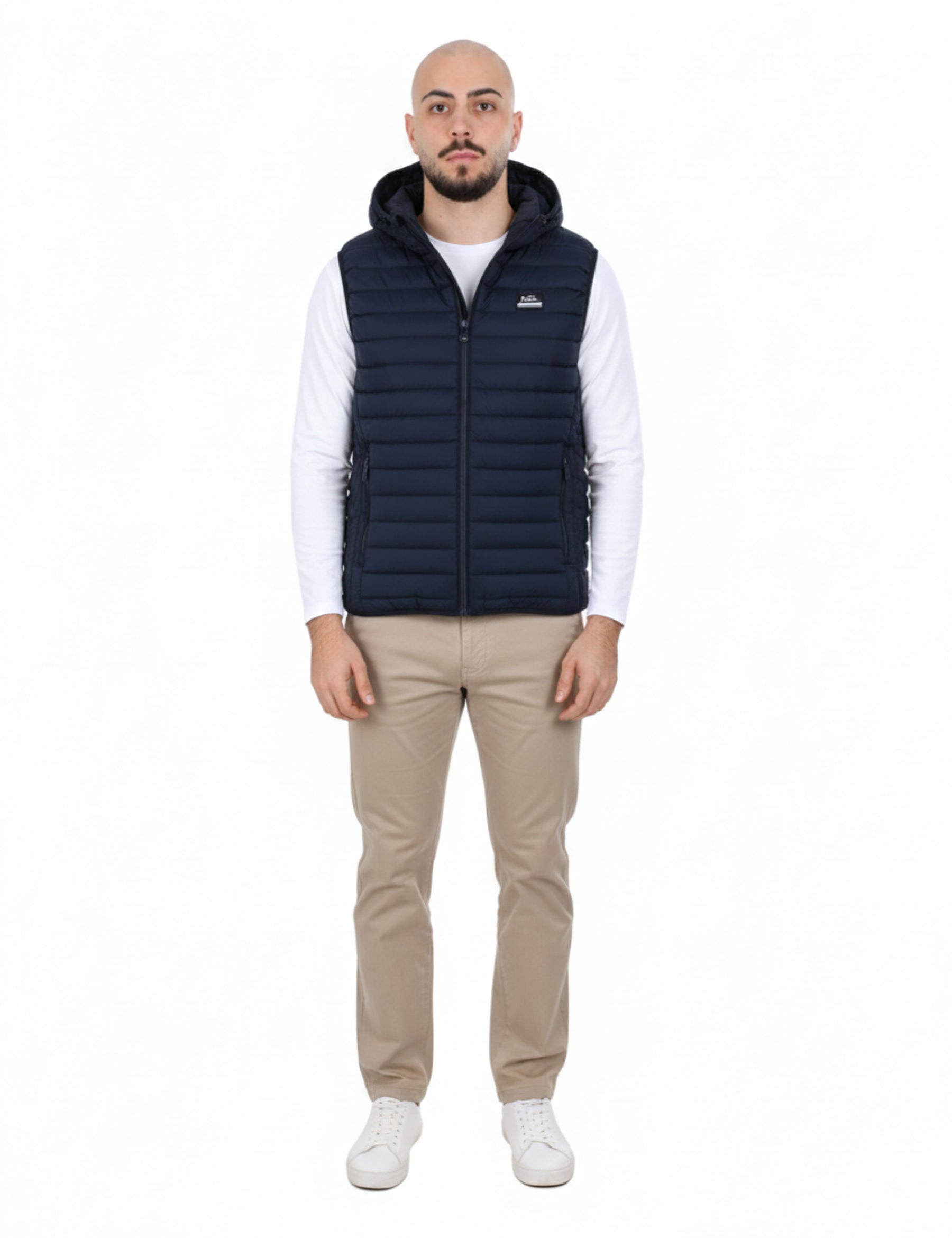 CASAMODA Gilet Leggero Trapuntato Da Uomo - Impermeabile E Antivento Con Imbottitura Anallergica - Blu, Taglia XL