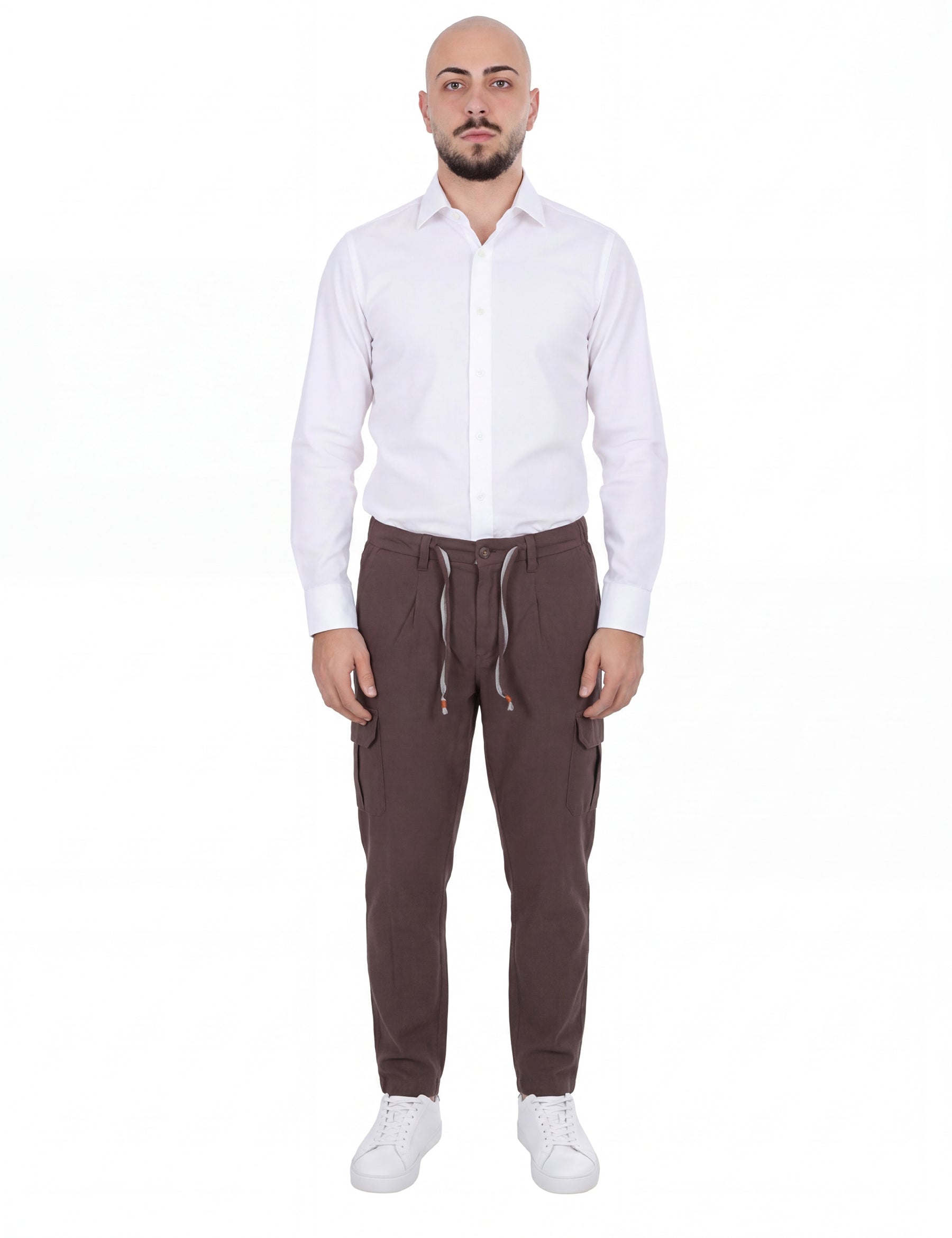 Pantaloni Marrone Yes-zee