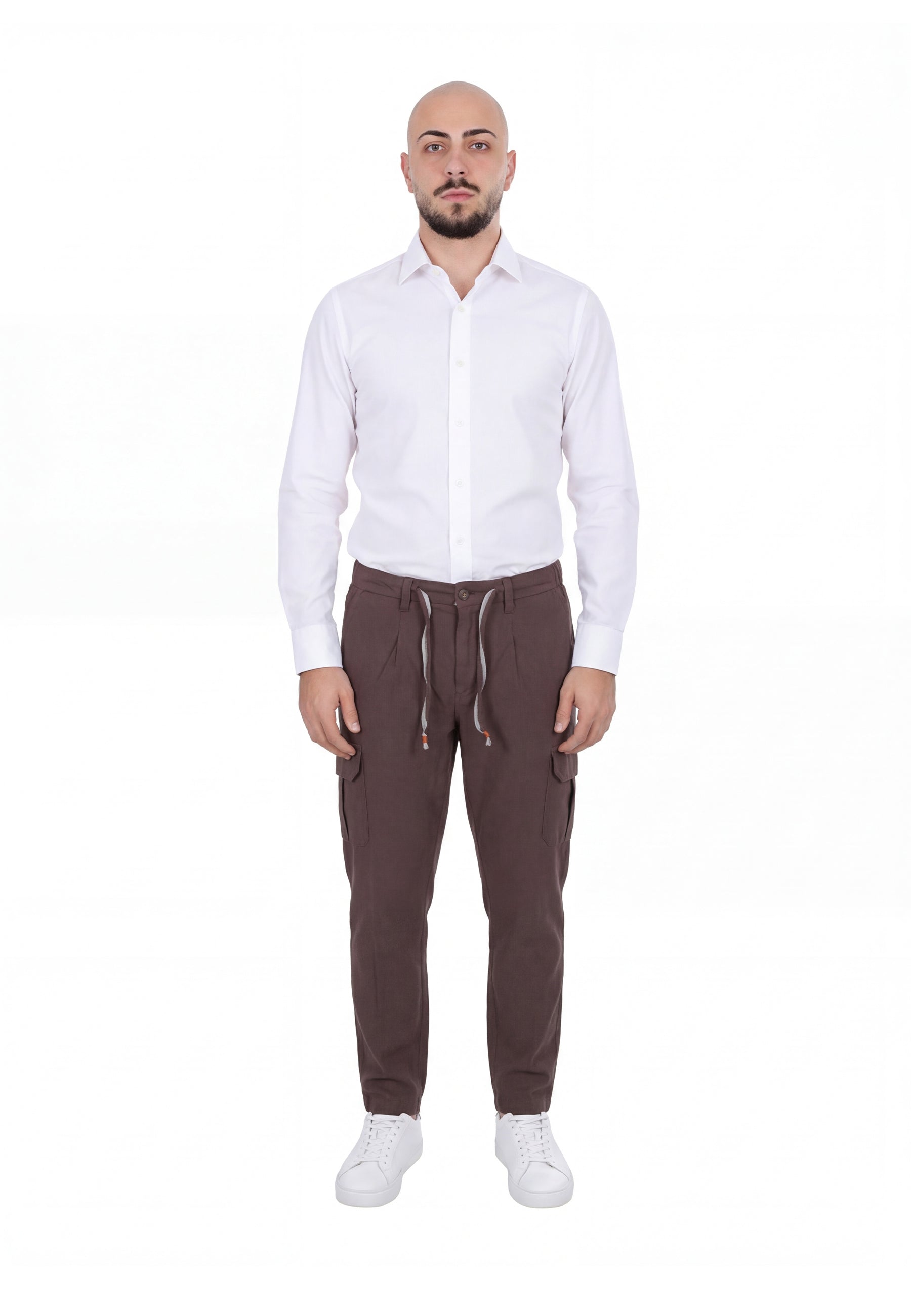 Pantaloni Marrone Yes-zee