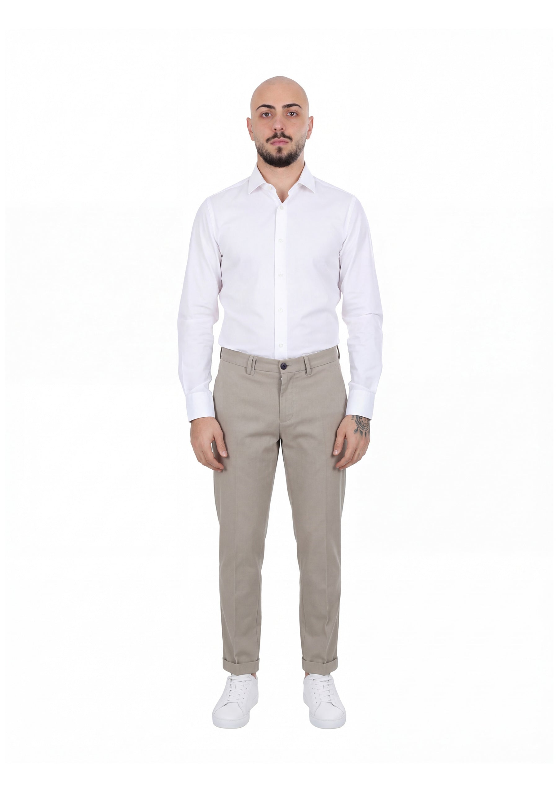 Pantaloni Grigio Chiaro Yes-zee