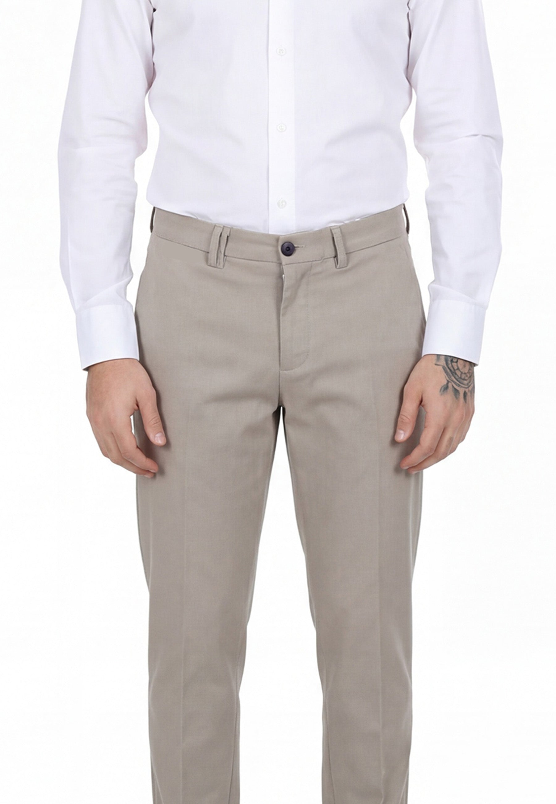 Pantaloni Grigio Chiaro Yes-zee