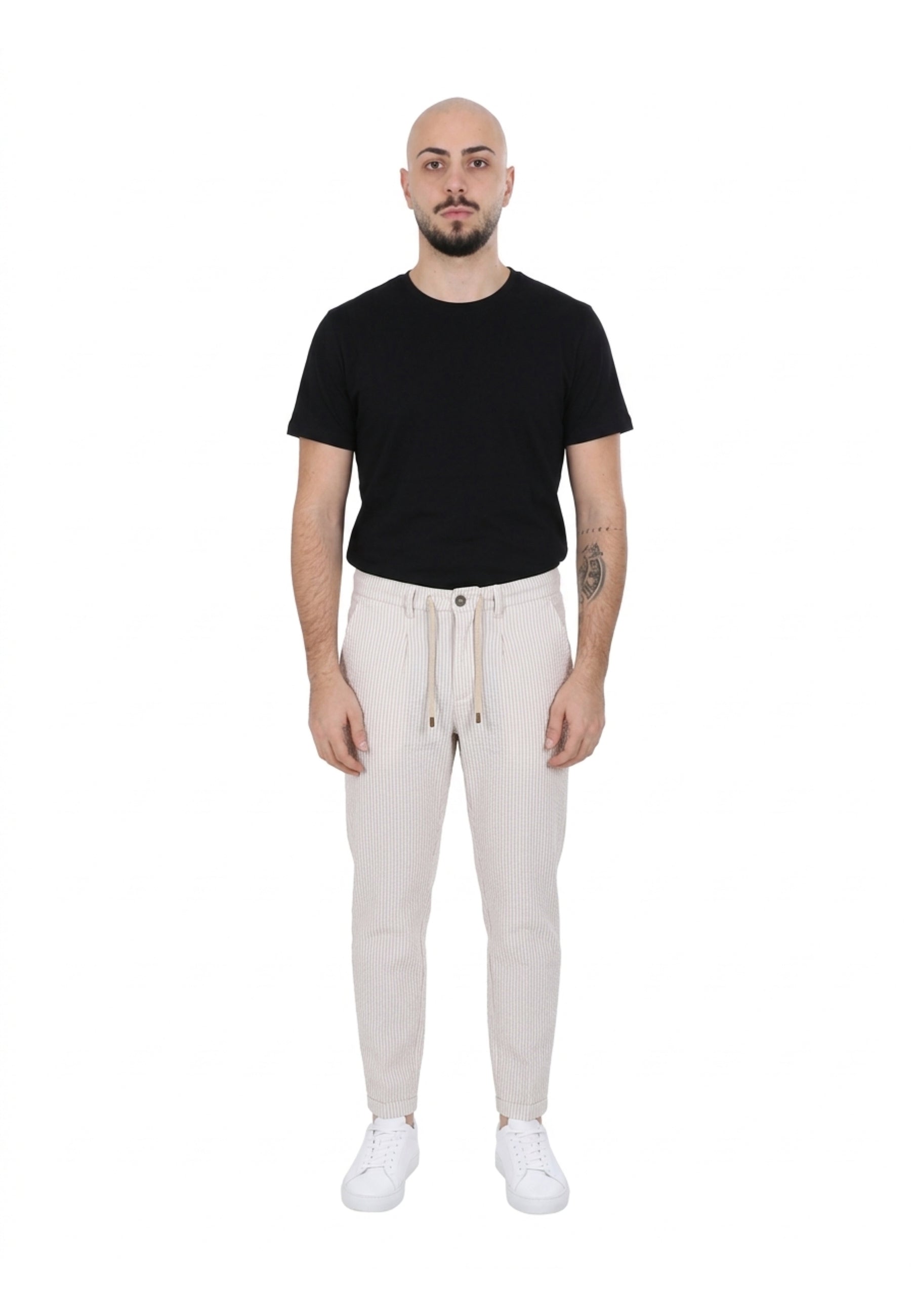 Pantaloni Beige Yes-zee