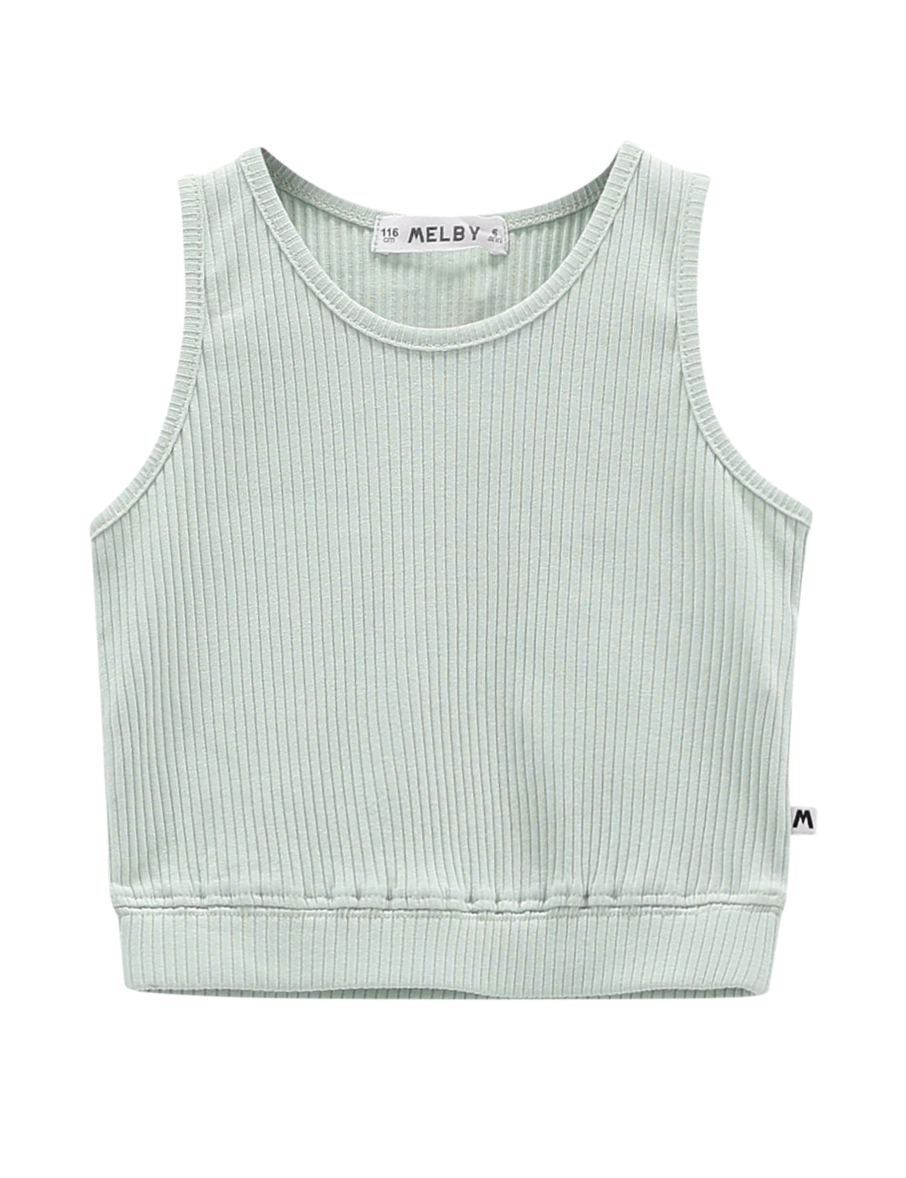 Top e canotte Verde Melby