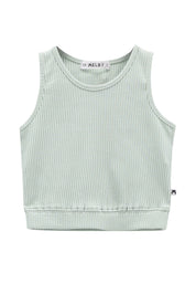 Top e canotte Verde Melby