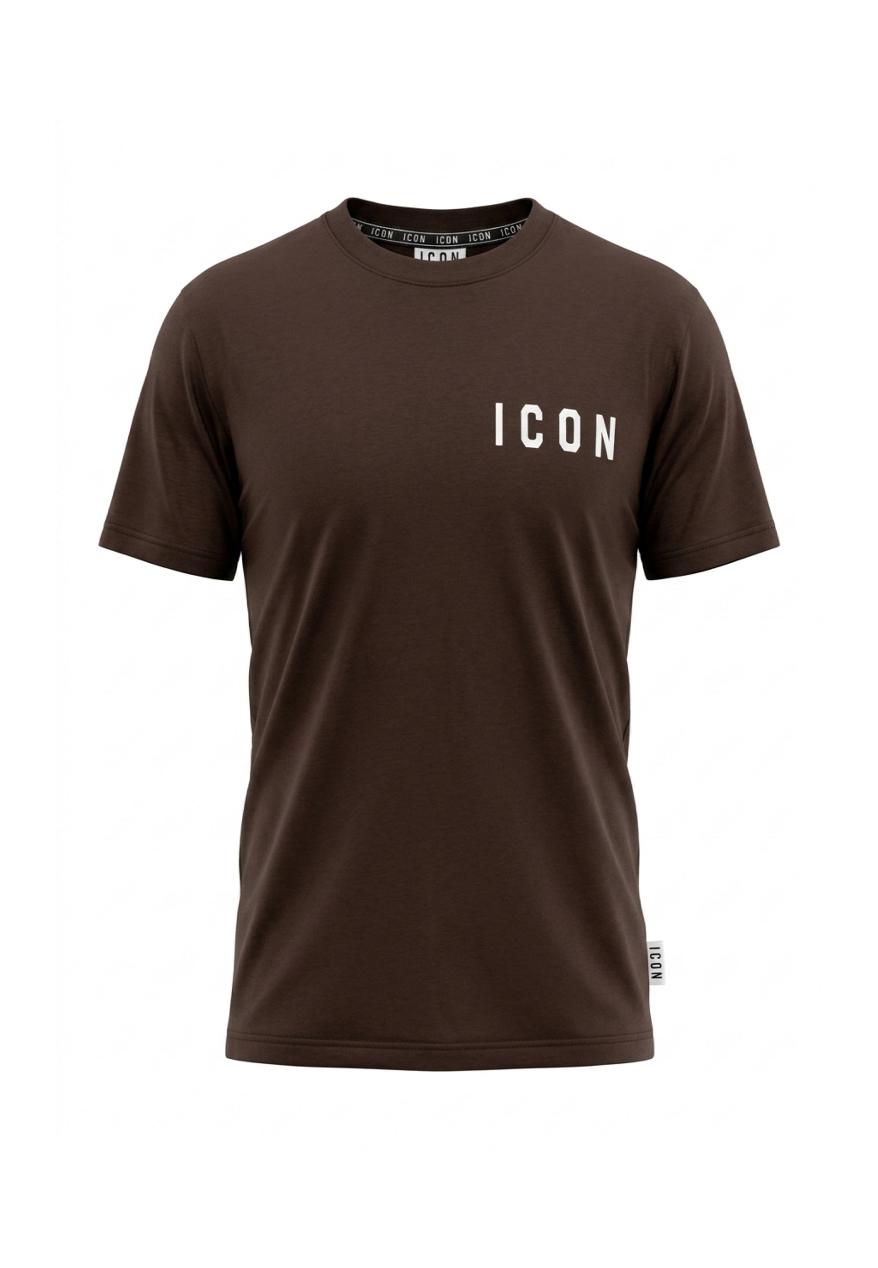T-shirt Marrone Icon