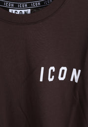 T-shirt Marrone Icon