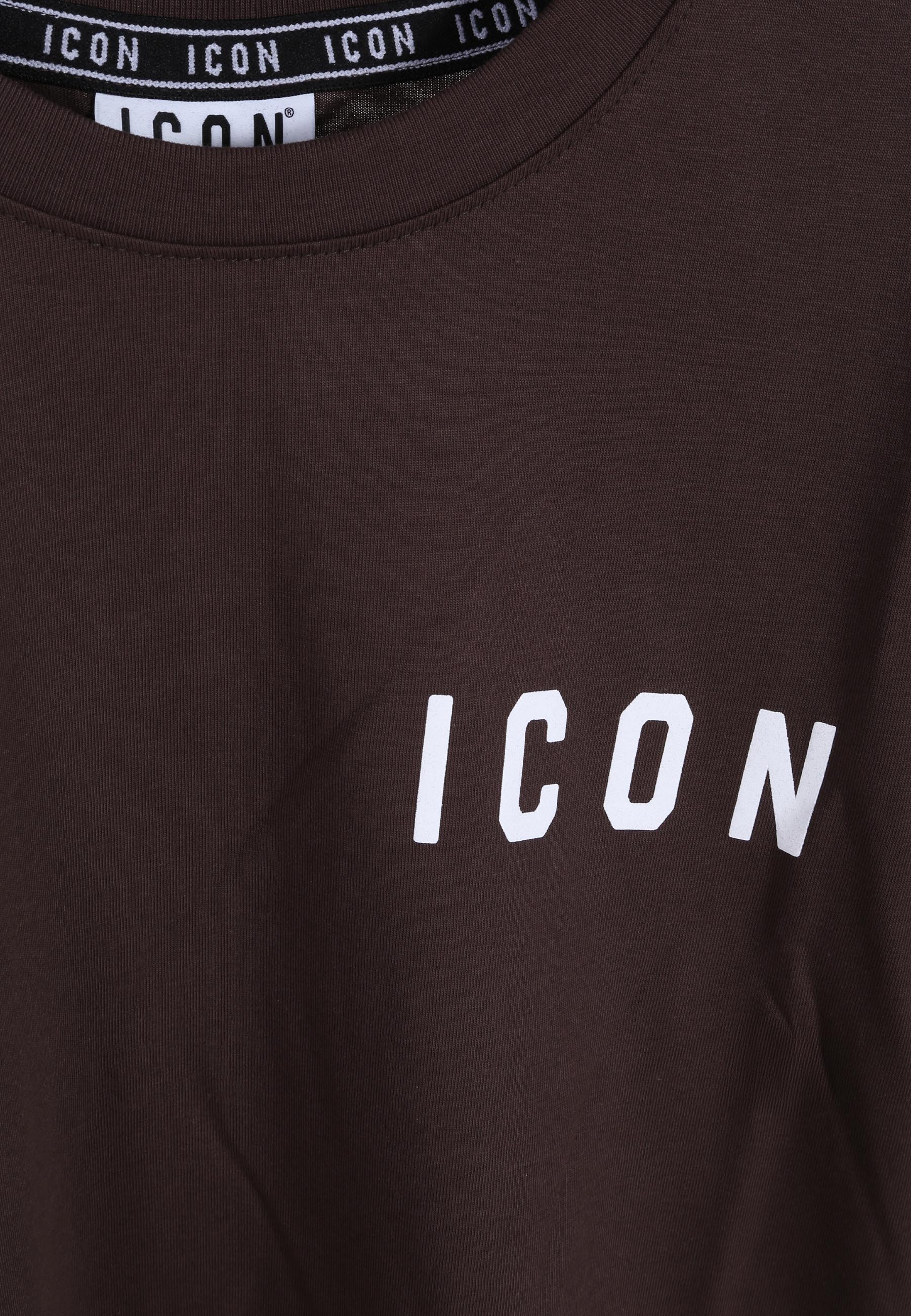 T-shirt Marrone Icon