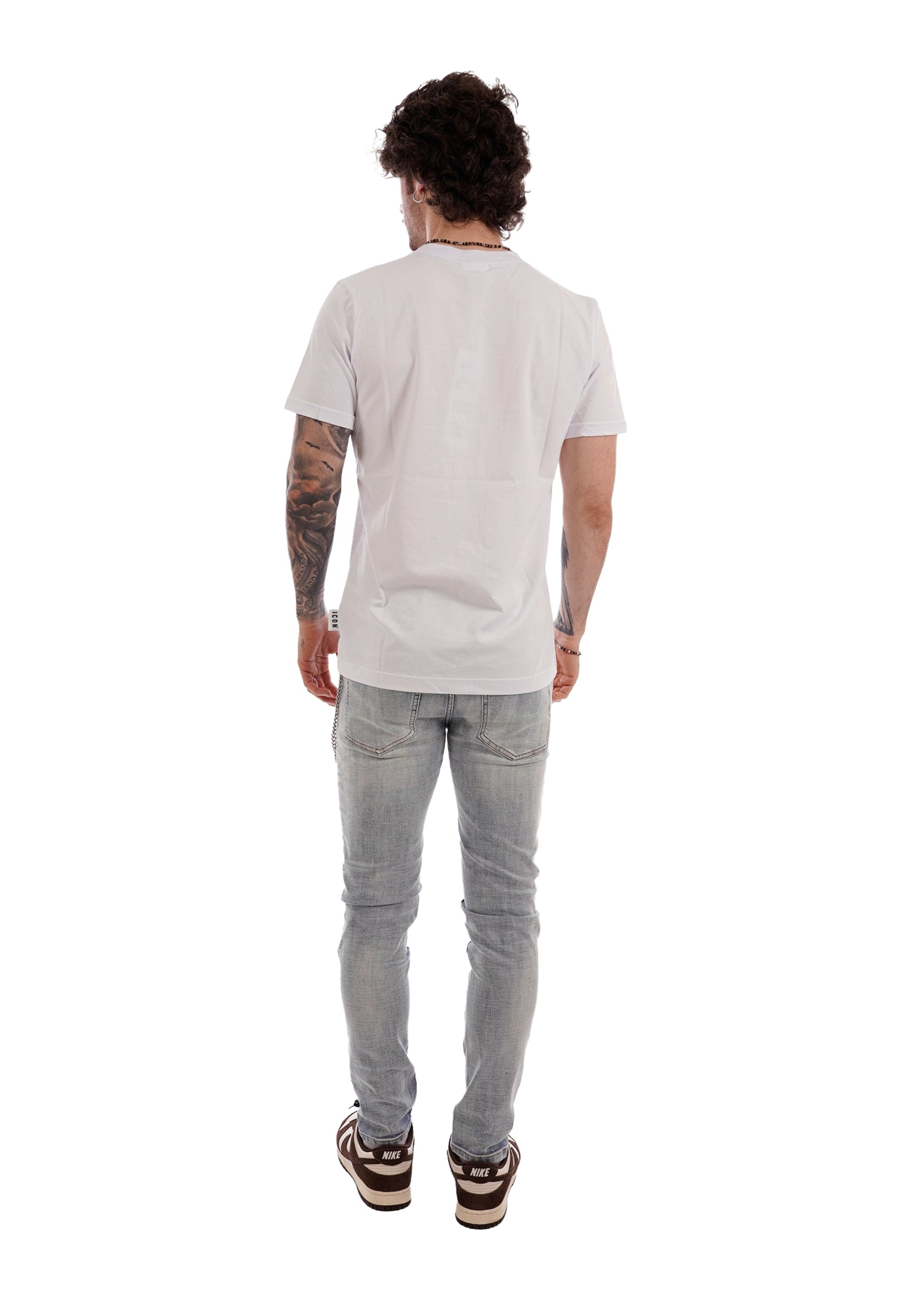 T-shirt Bianco Icon