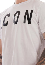 T-shirt Bianco Icon