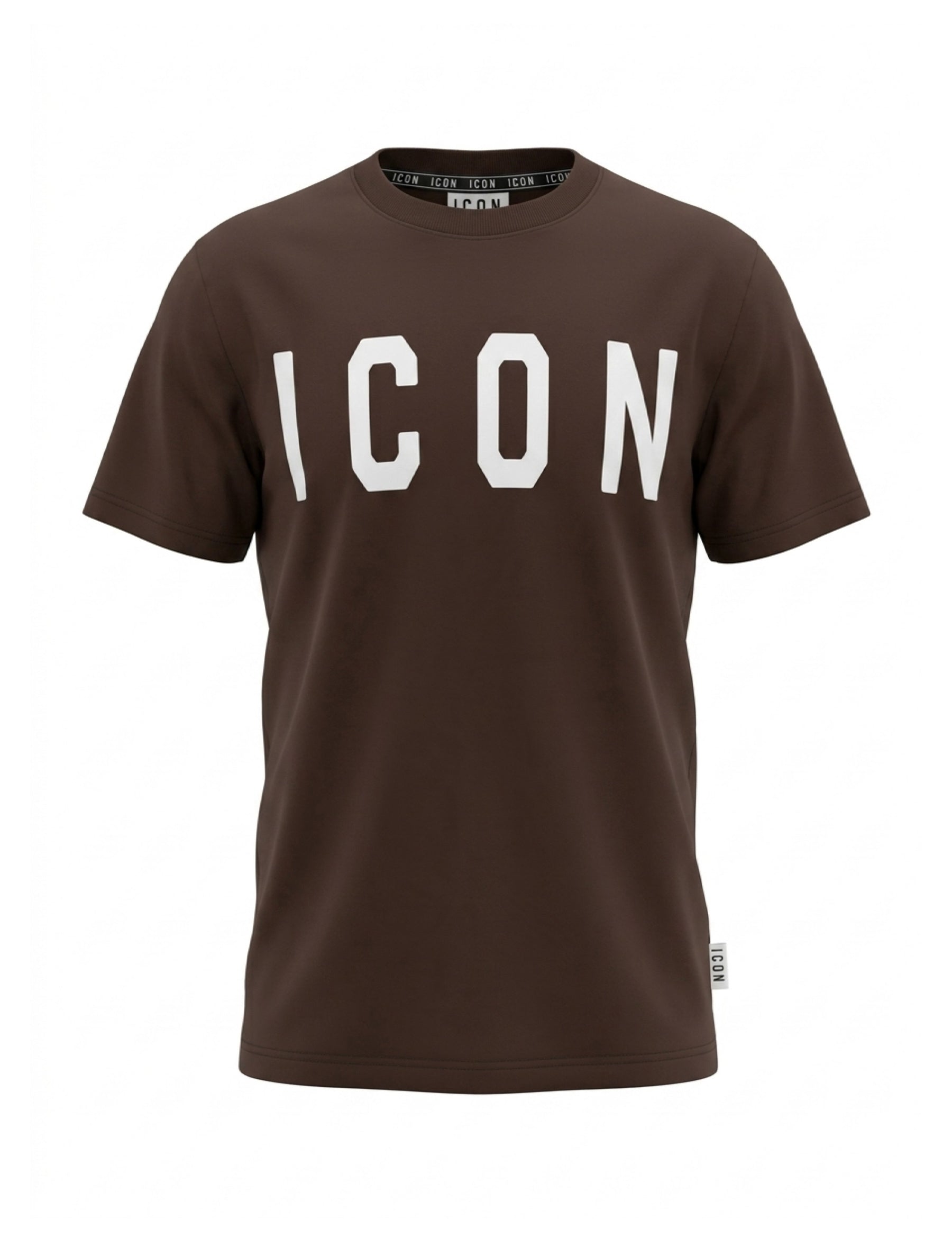 T-shirt Marrone Icon