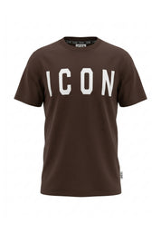 T-shirt Marrone Icon