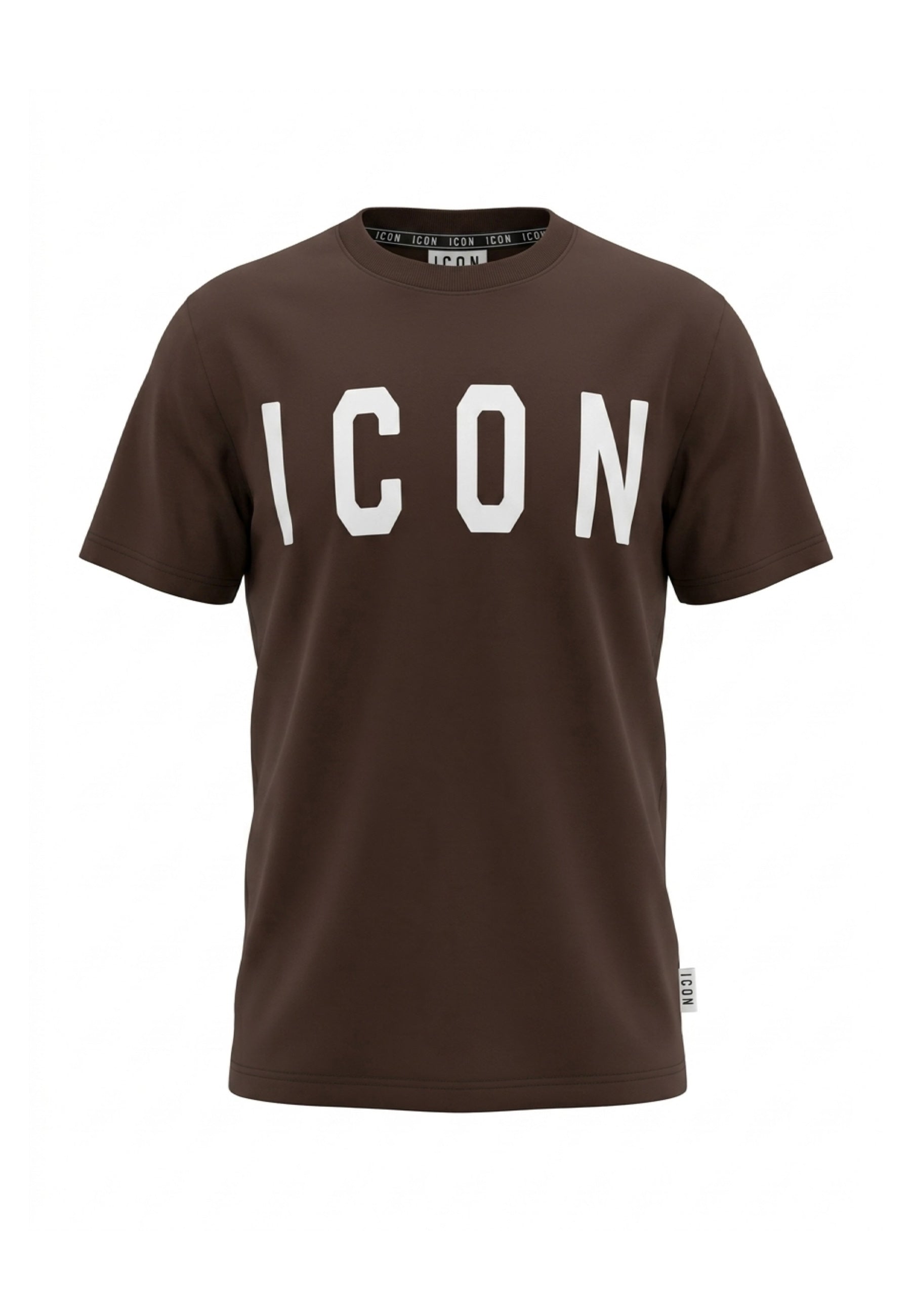 T-shirt Marrone Icon