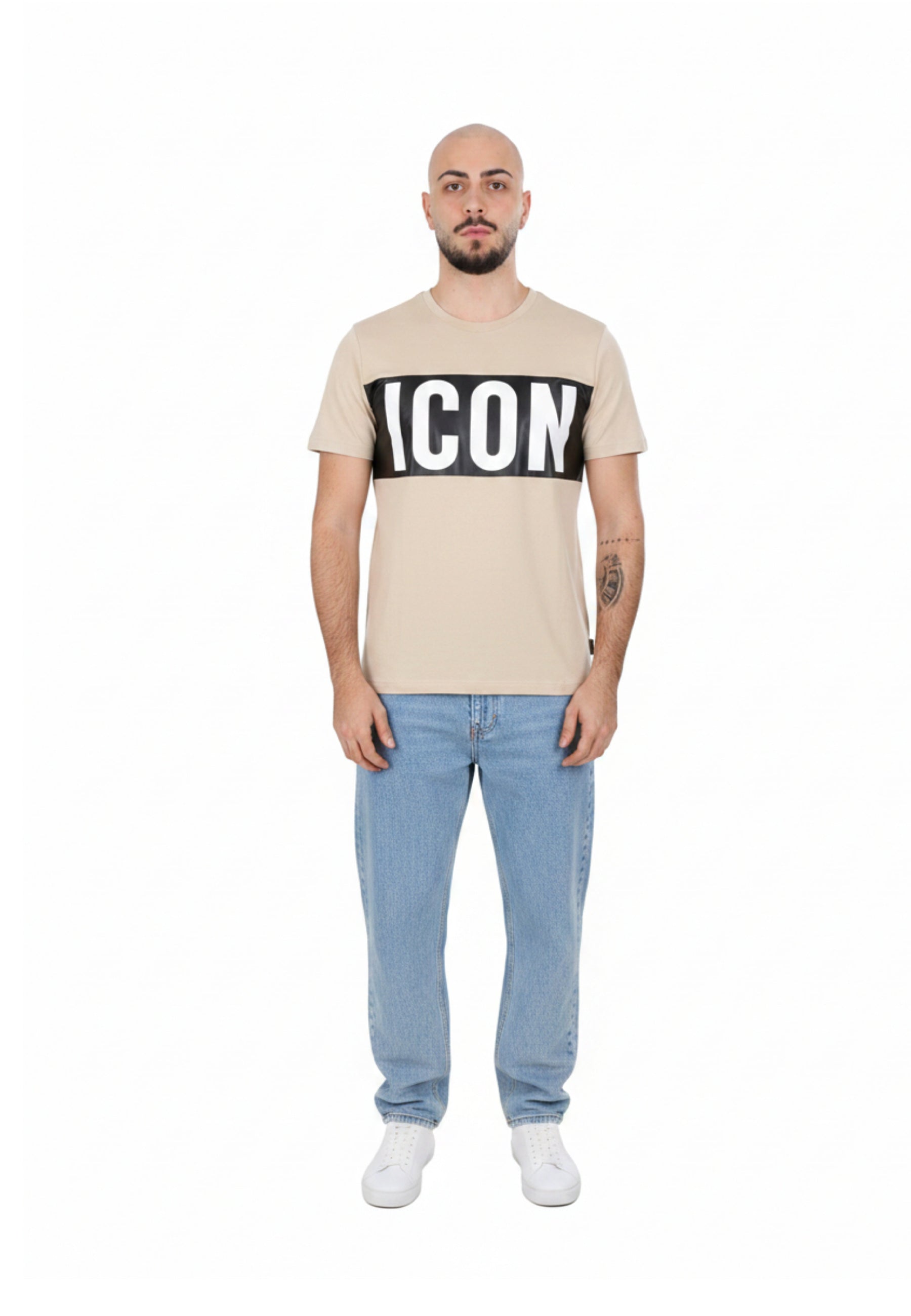 T-shirt Beige Icon