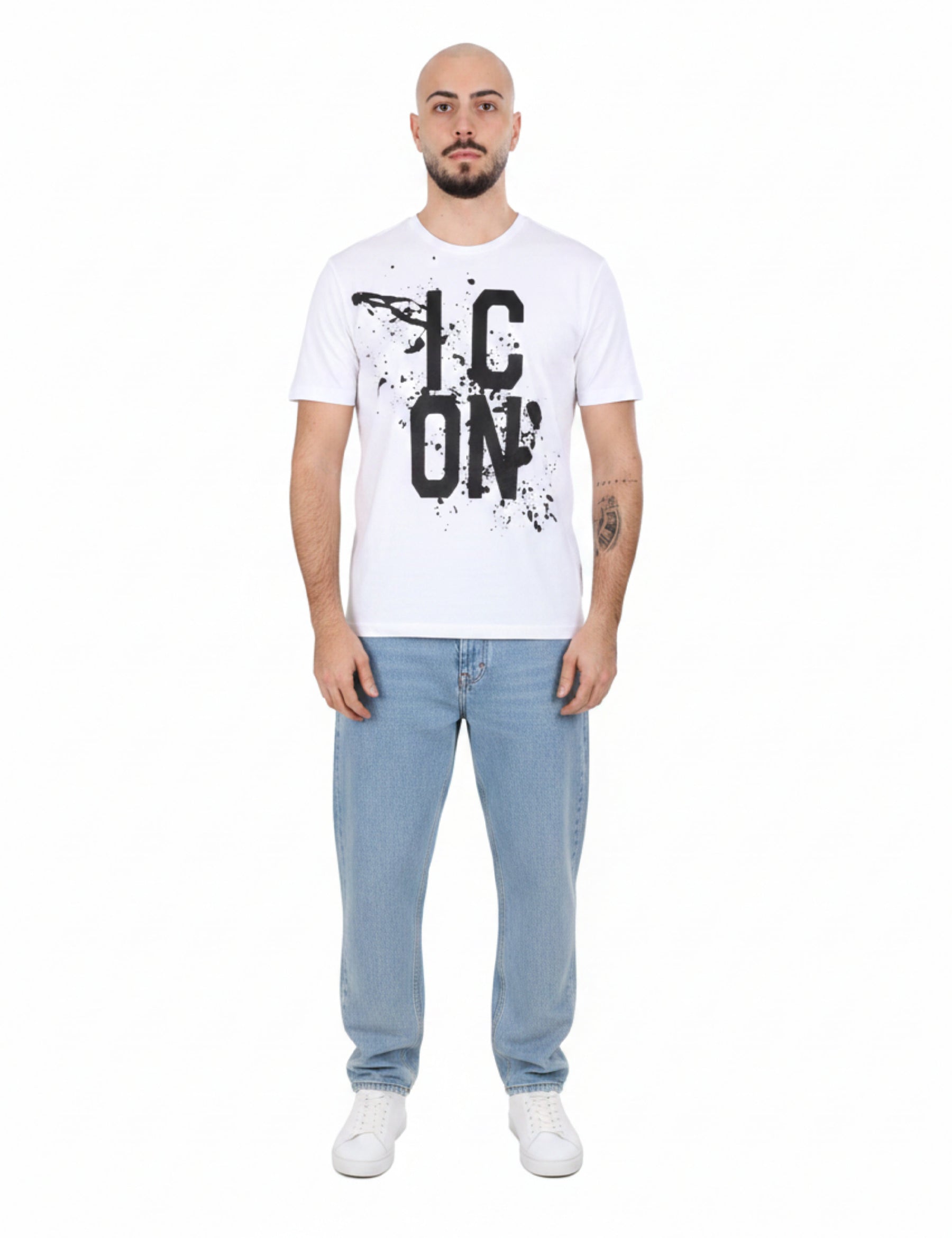 T-shirt Bianco Icon