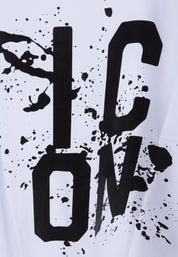 T-shirt Bianco Icon