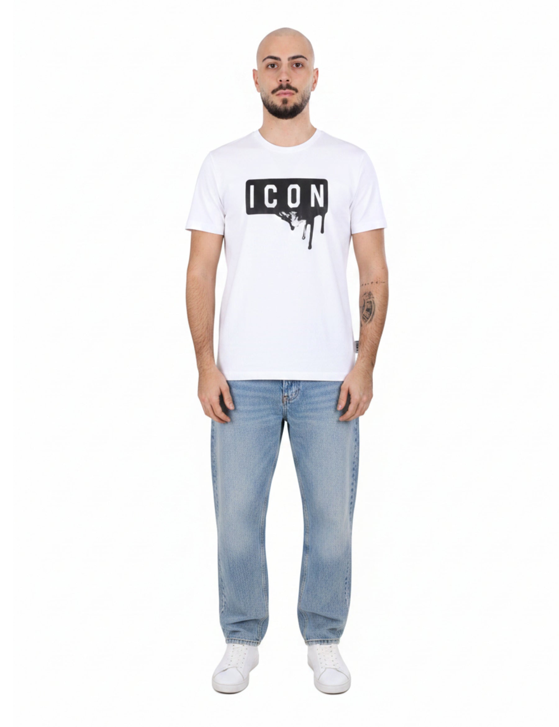 T-shirt Bianco Icon