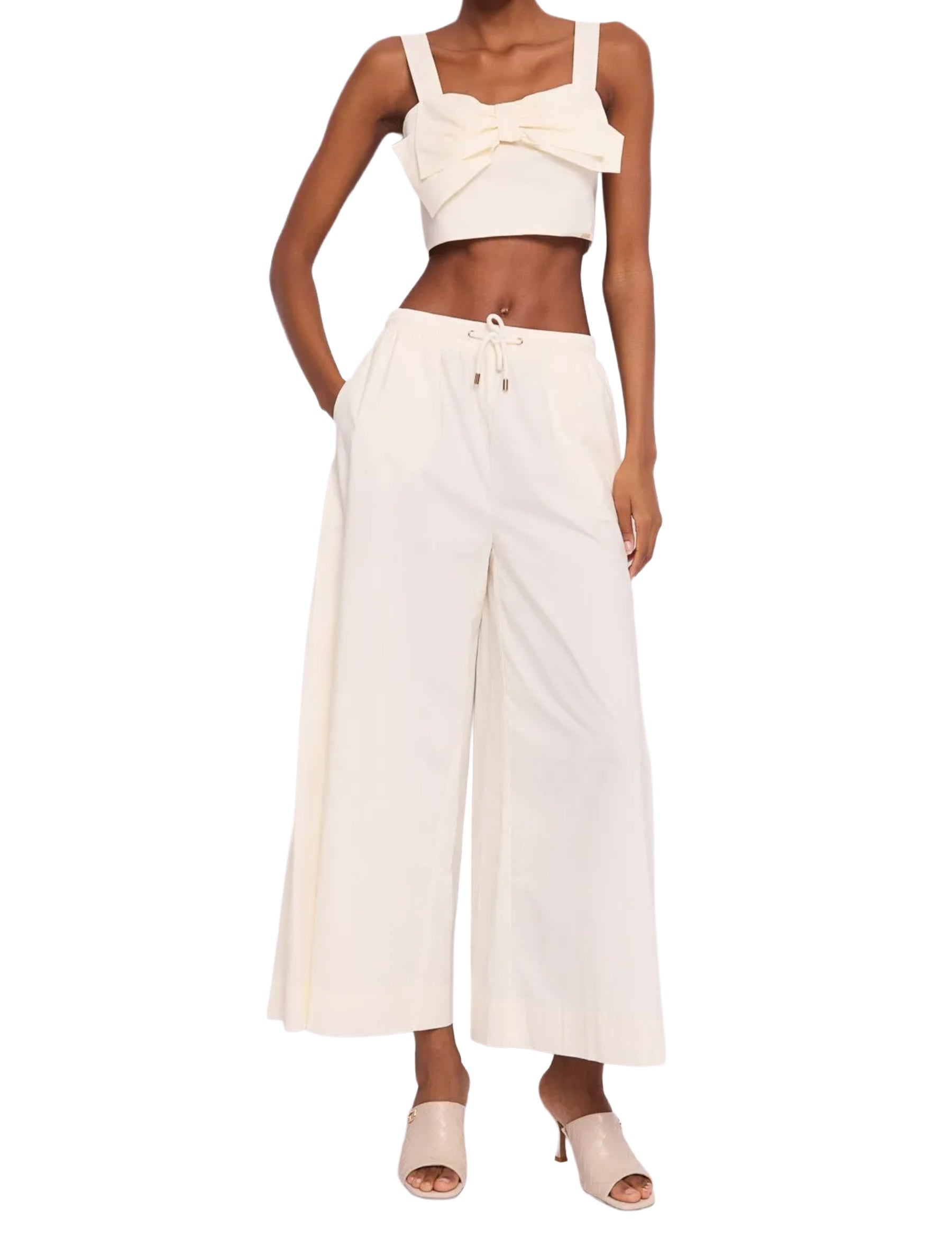 Pantaloni Bianco Gaudi