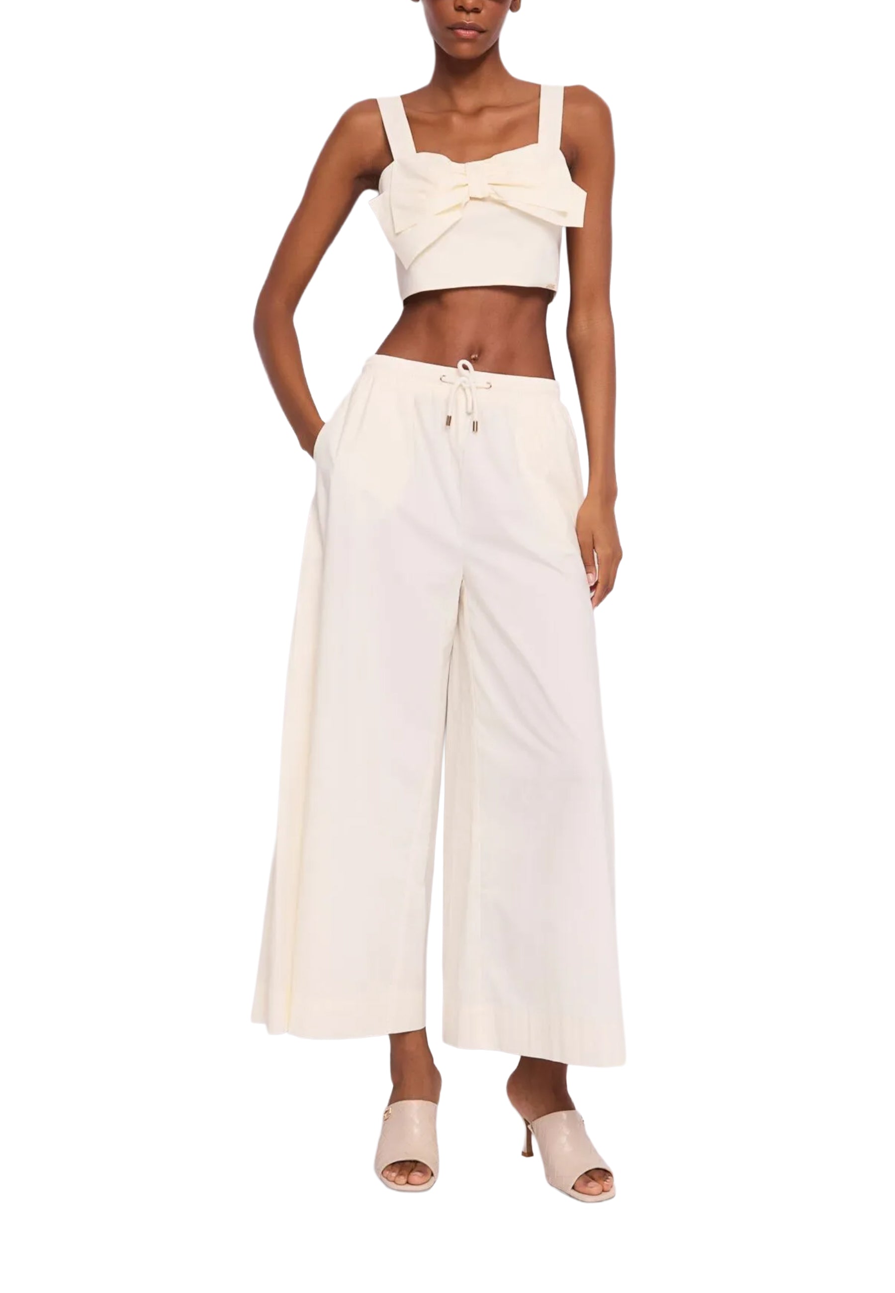 Pantaloni Bianco Gaudi