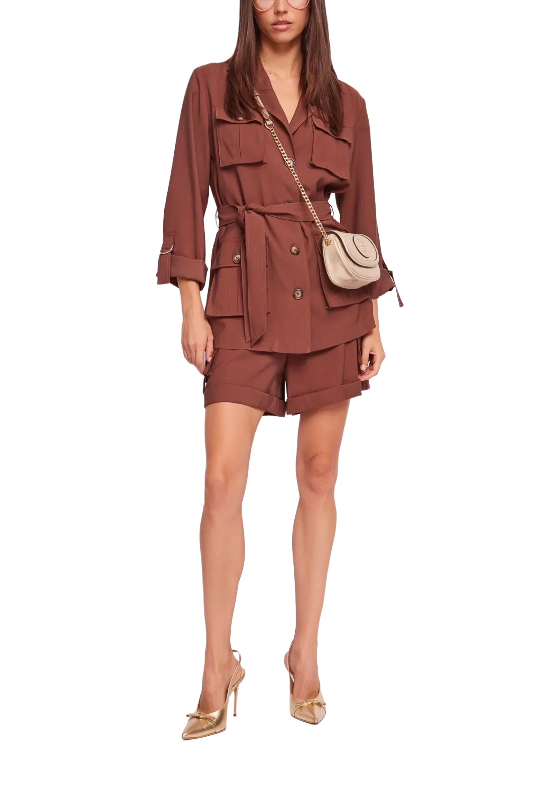 Shorts Marrone Gaudi