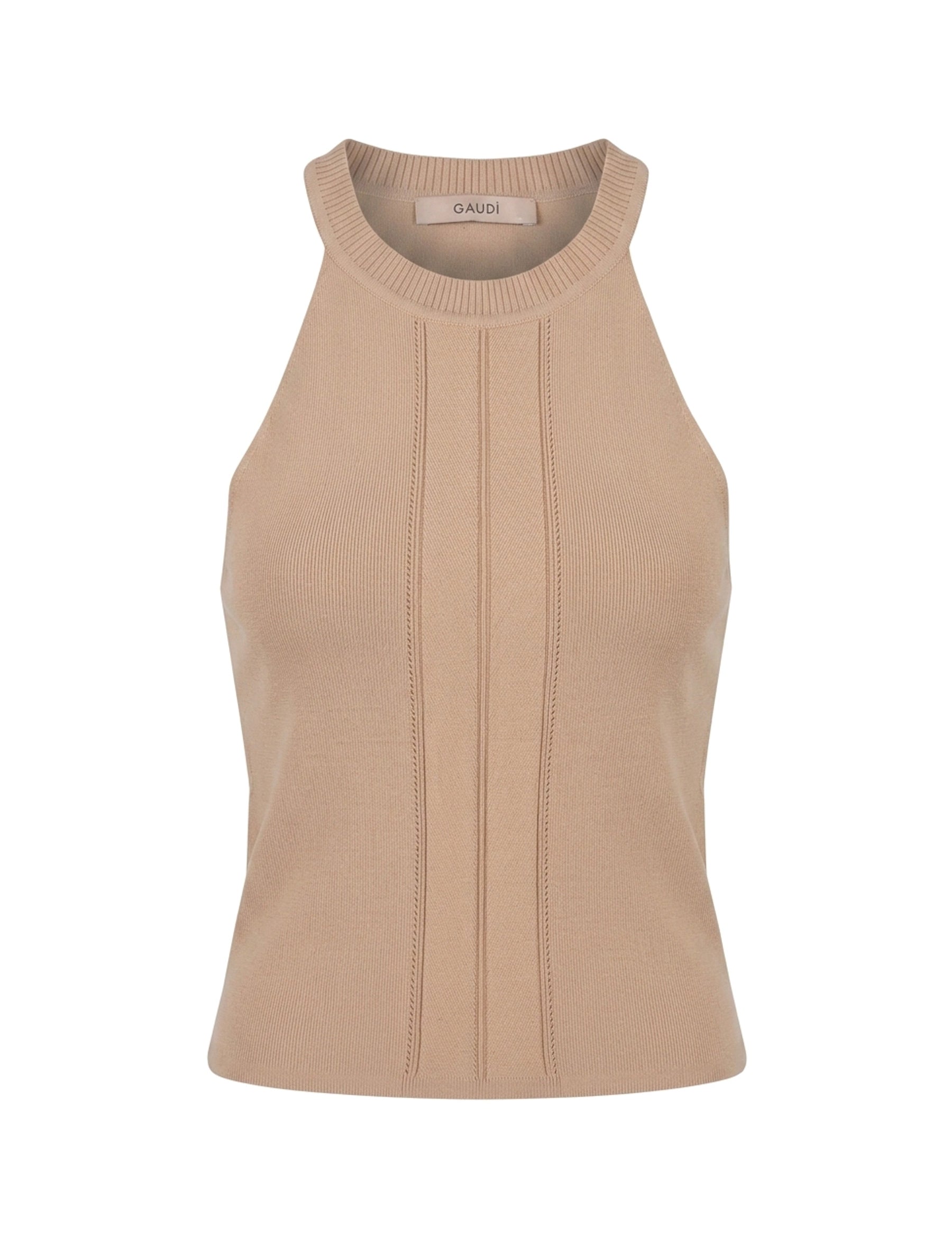 Top e canotte Beige Gaudi