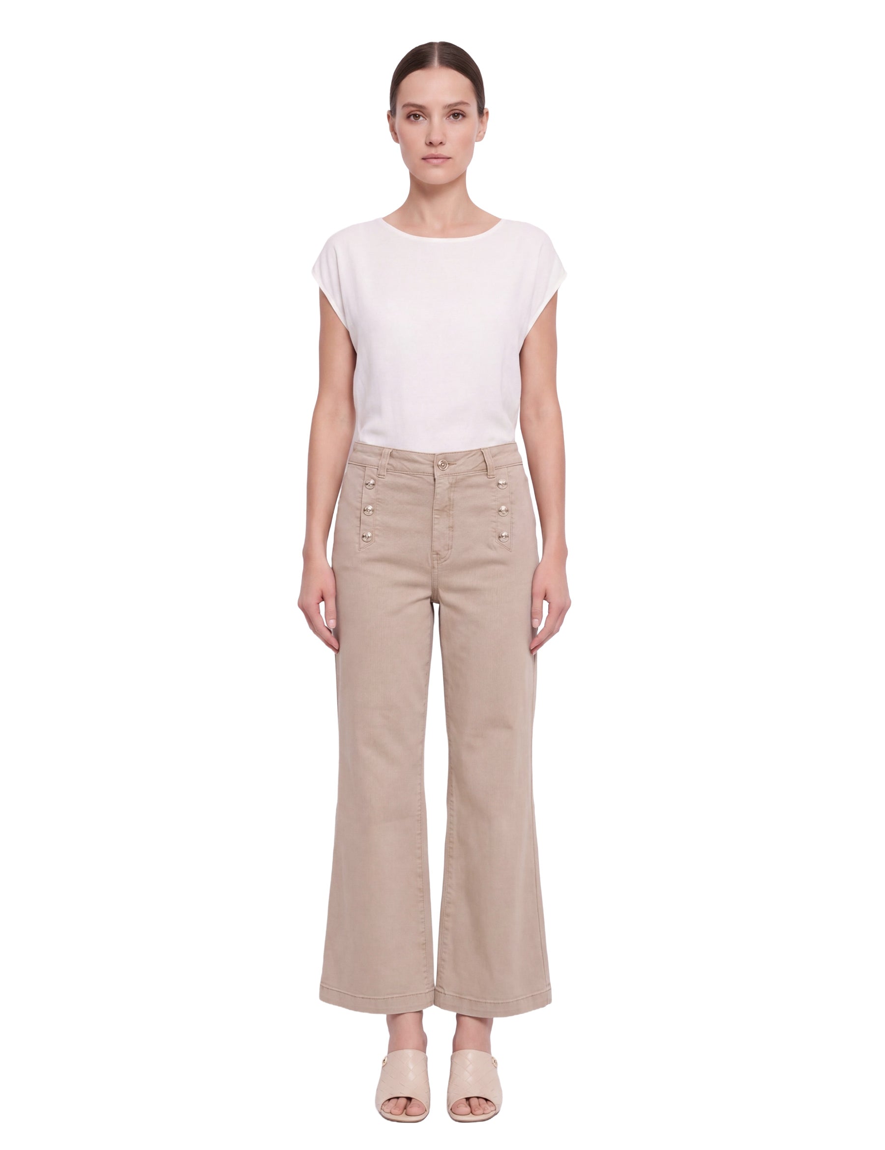 Pantaloni Beige Gaudi Jeans