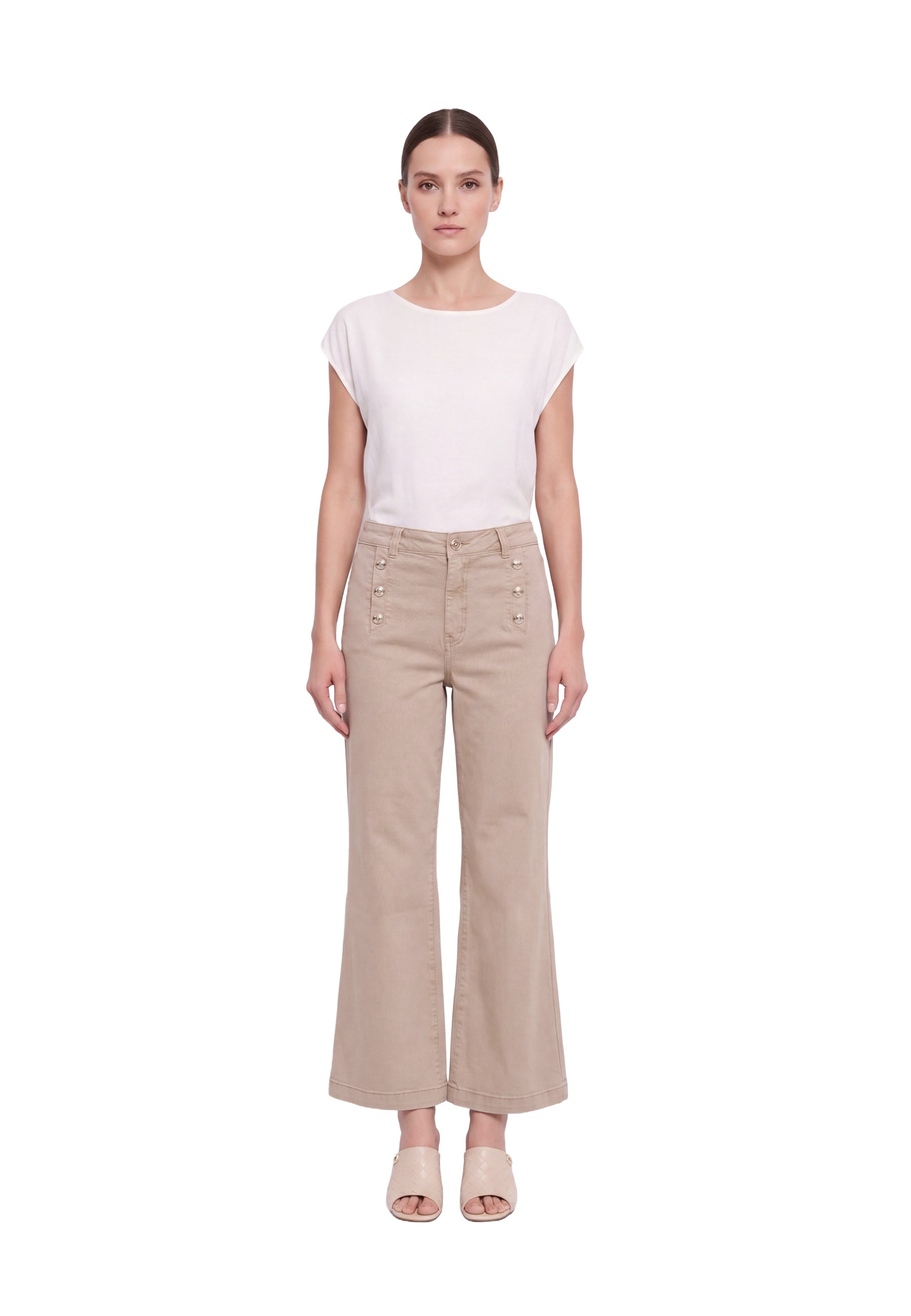 Pantaloni Beige Gaudi Jeans