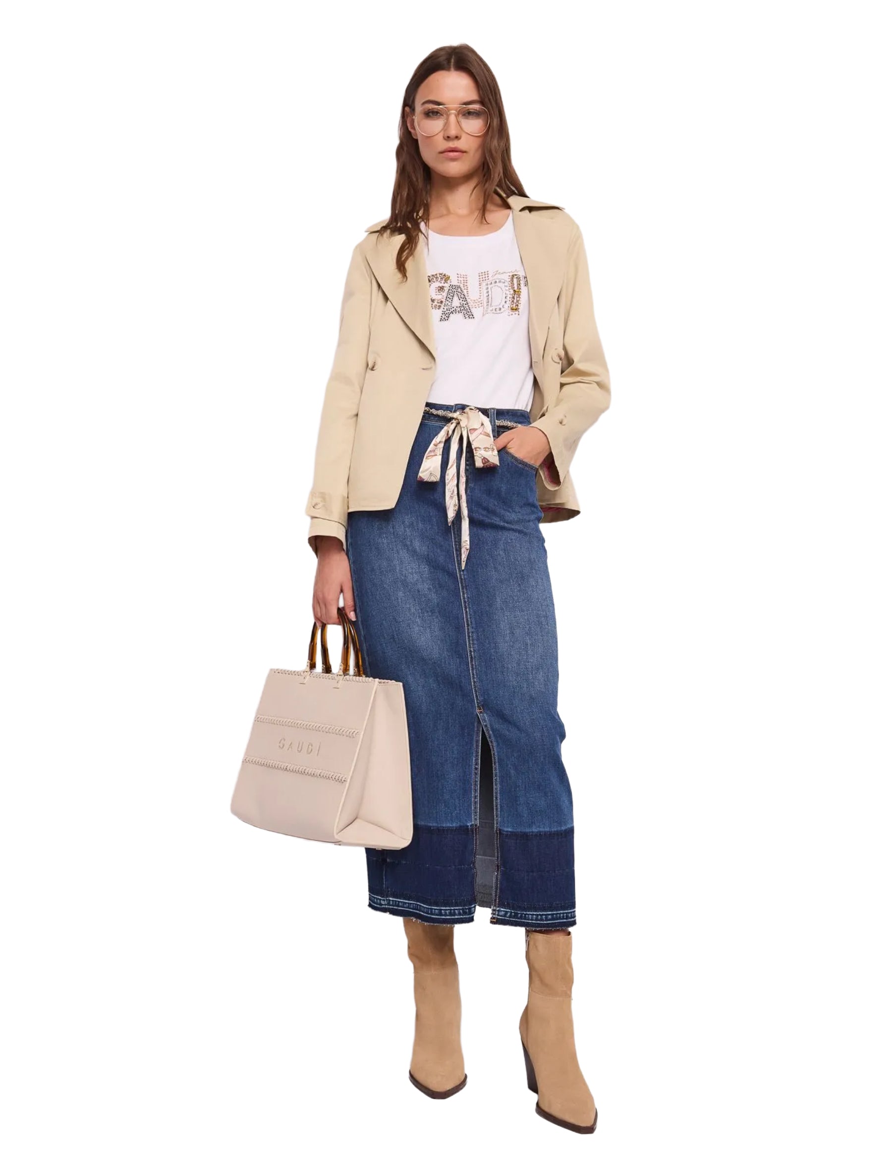Giacche Beige Gaudi Jeans