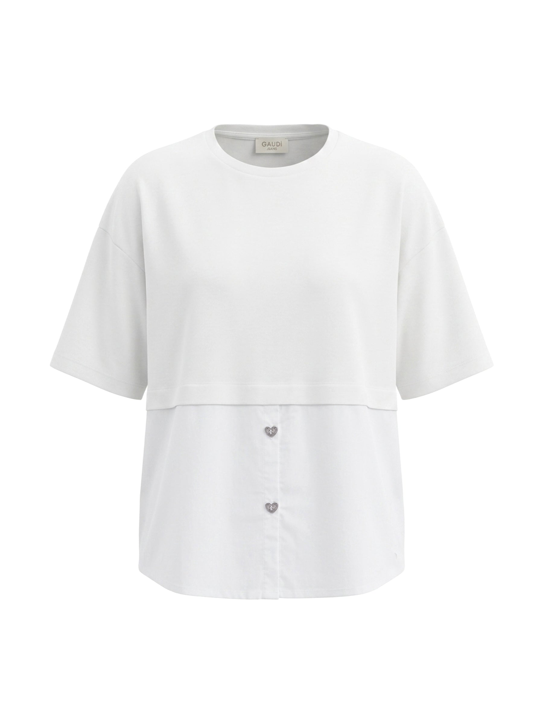 T-shirt Bianco Gaudi Jeans