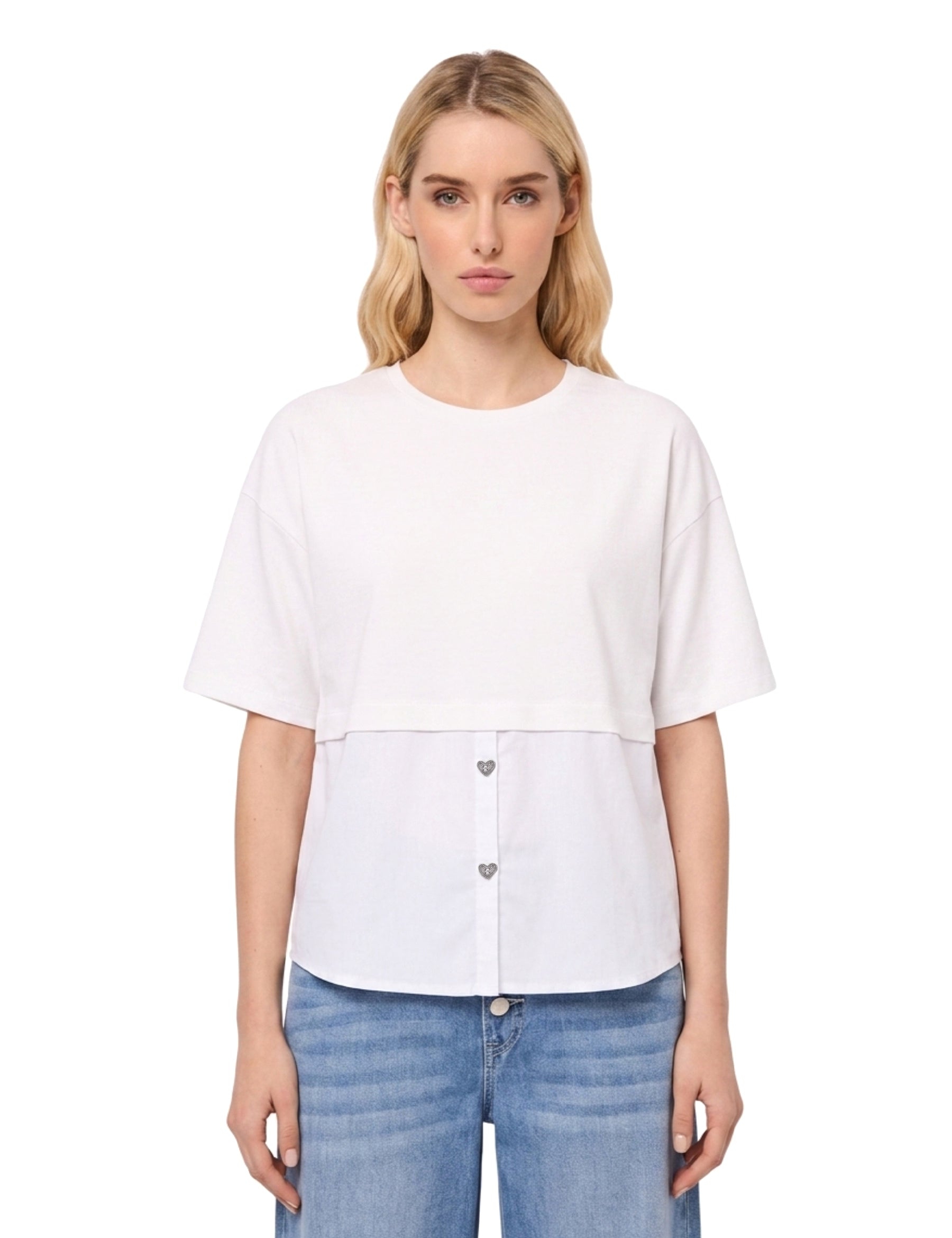 T-shirt Bianco Gaudi Jeans