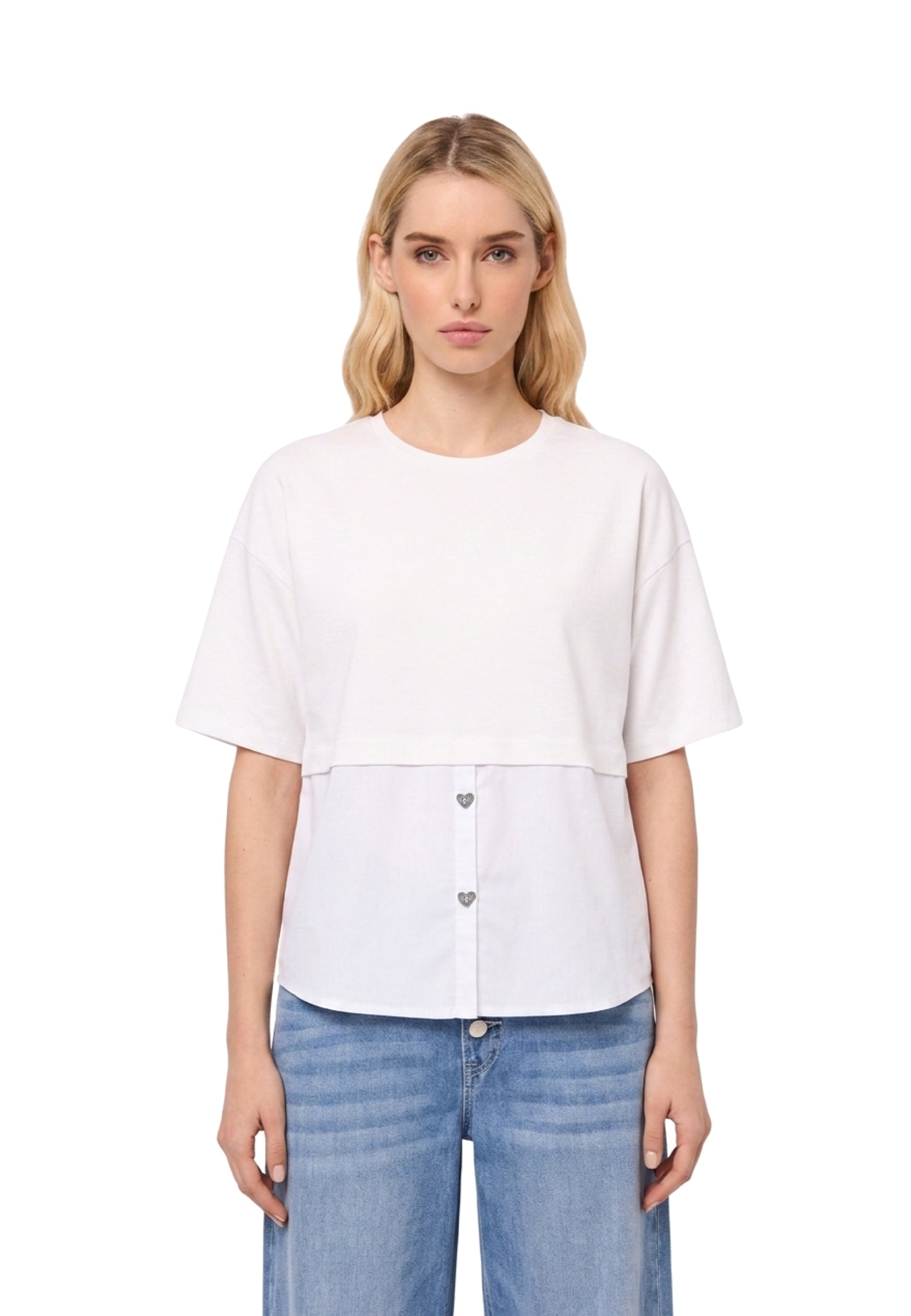 T-shirt Bianco Gaudi Jeans