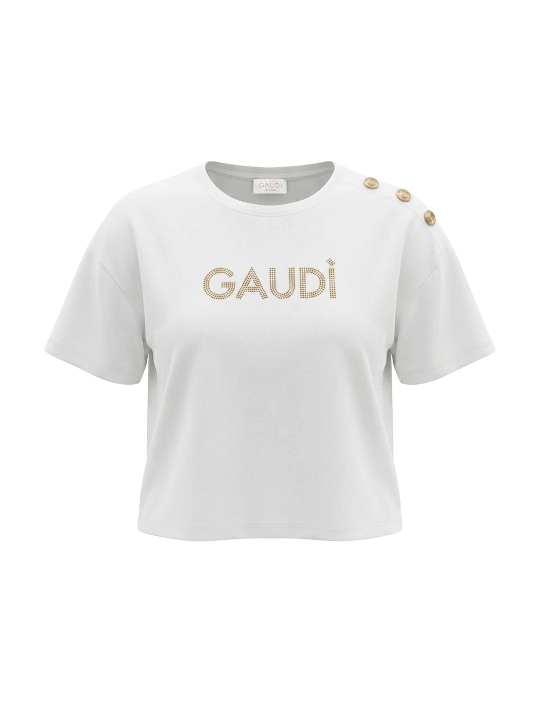 T-shirt Bianco Gaudi Jeans