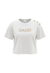 T-shirt Bianco Gaudi Jeans