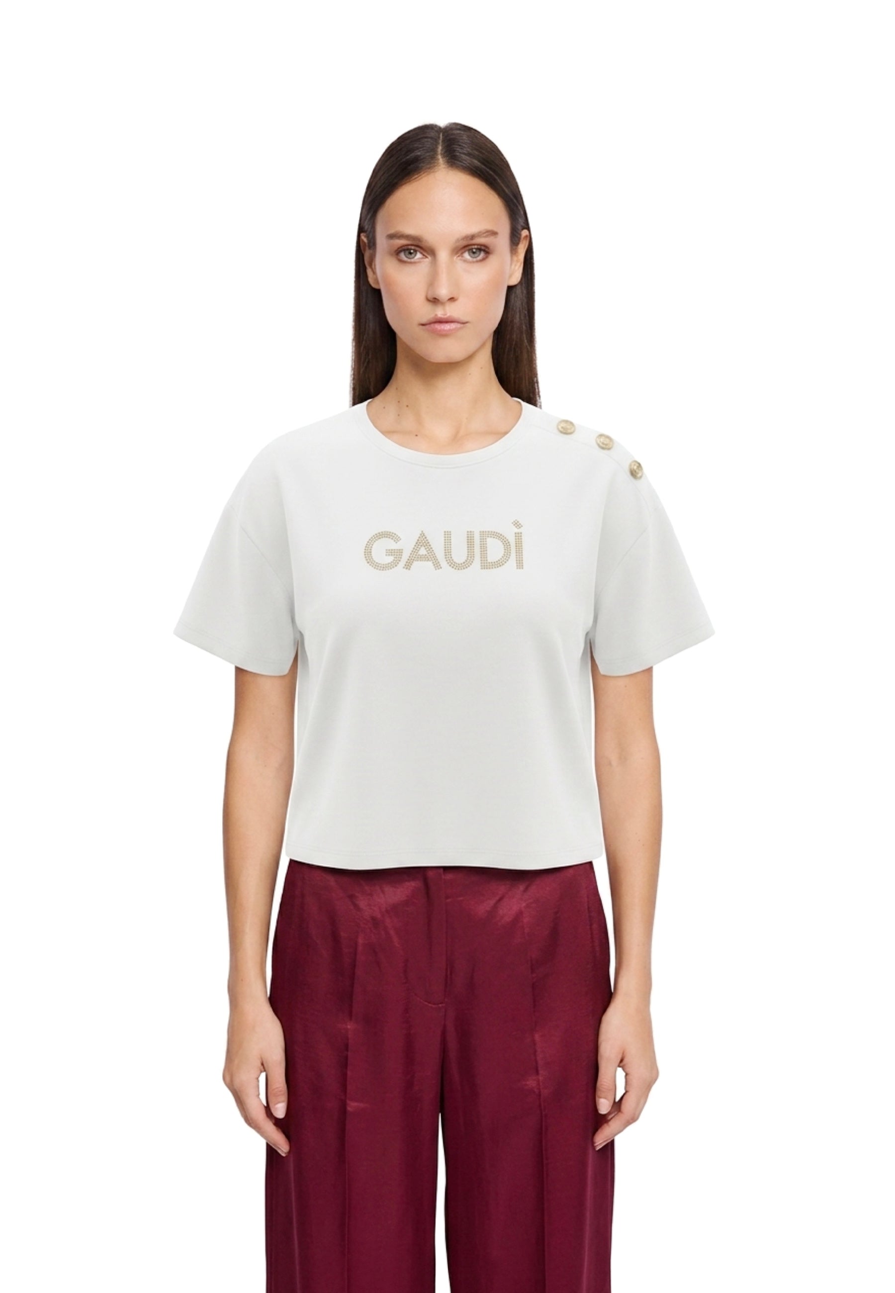 T-shirt Bianco Gaudi Jeans