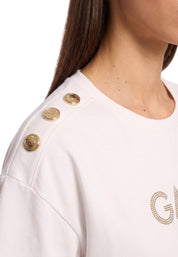 T-shirt Bianco Gaudi Jeans
