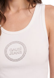 Top e canotte Bianco Gaudi Jeans